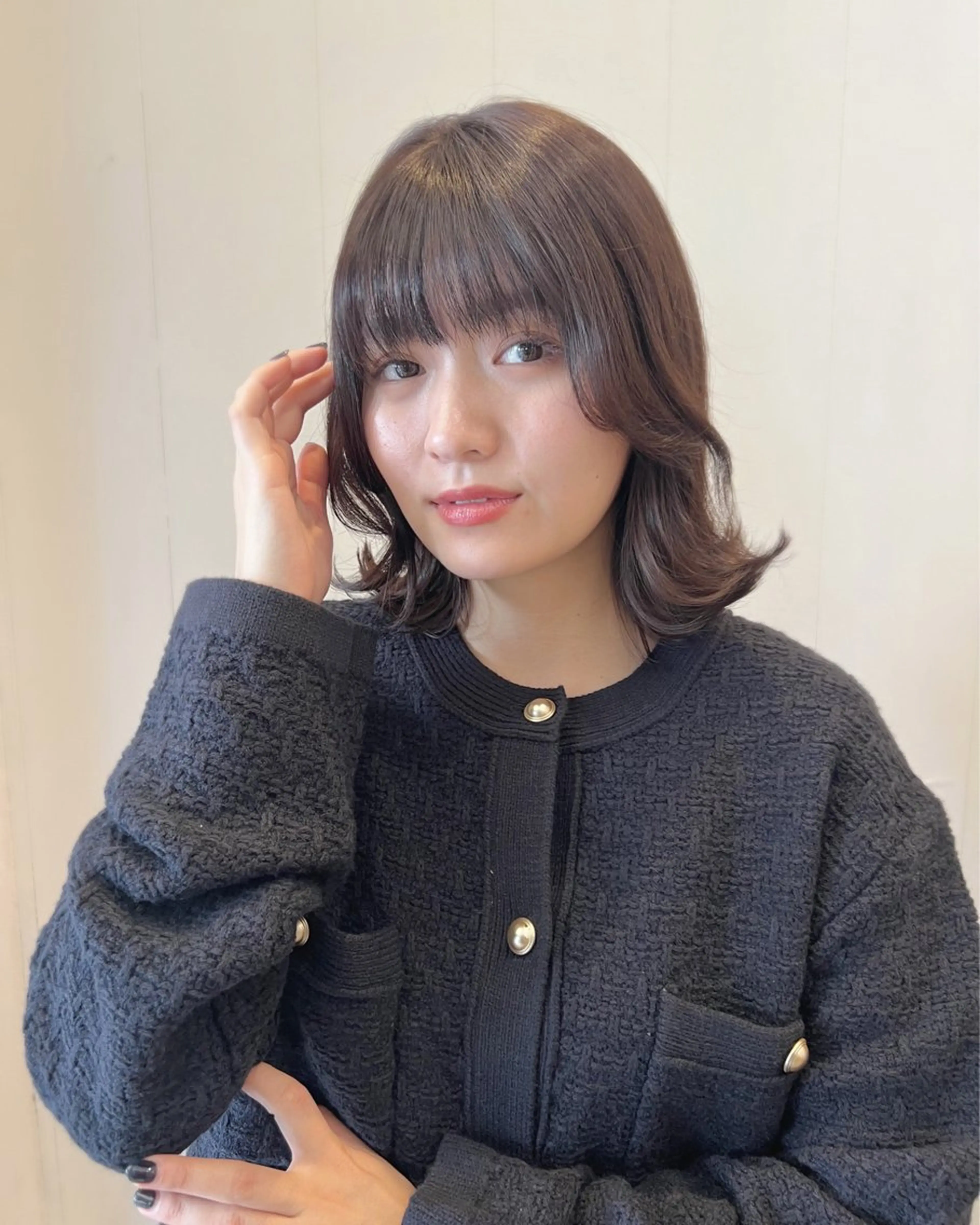 ミディアム ヘッドスパ/縮毛矯正 /横山陸人のヘアスタイル