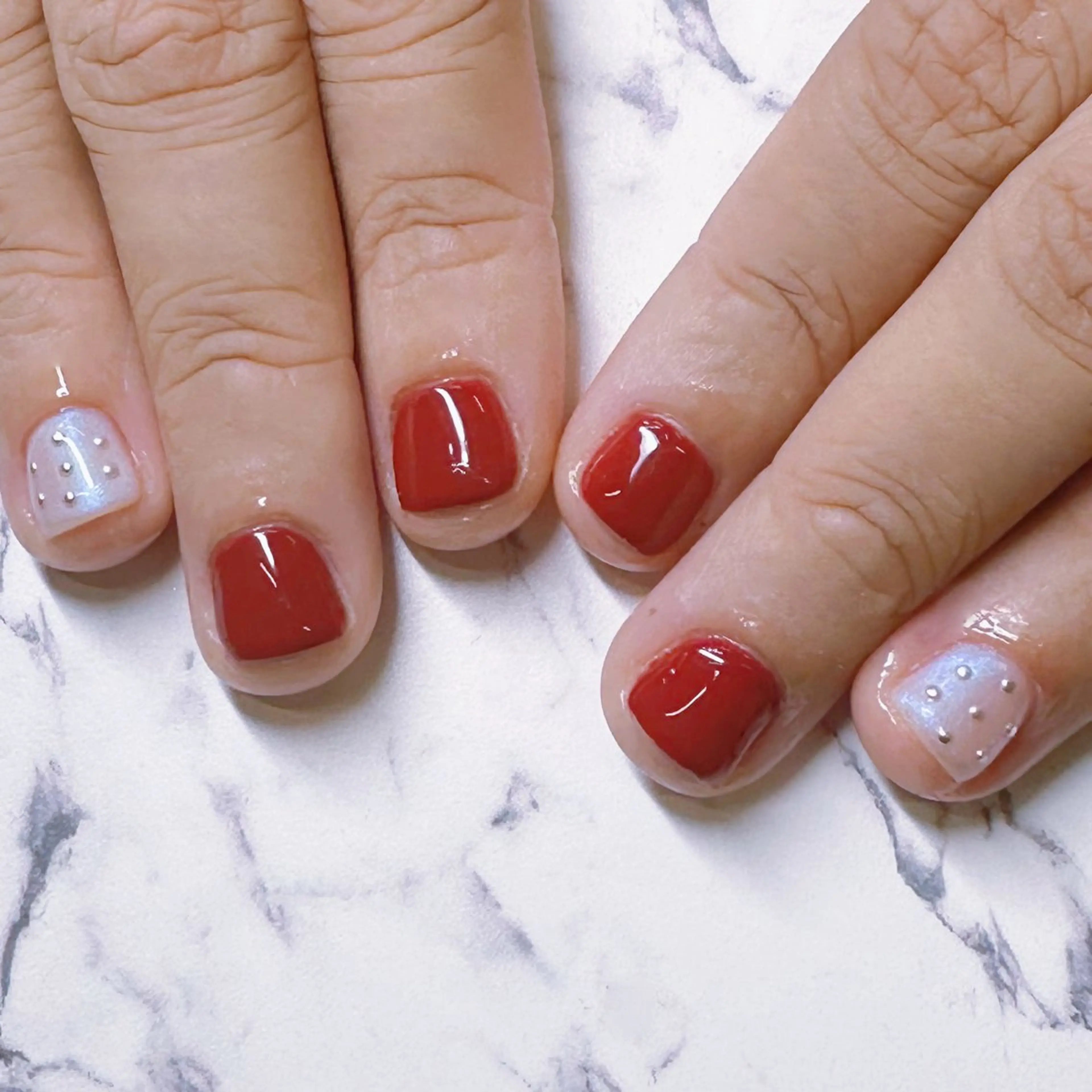 ネイル ハンドネイル I_p4ce 🍊あい🍊のネイルデザイン