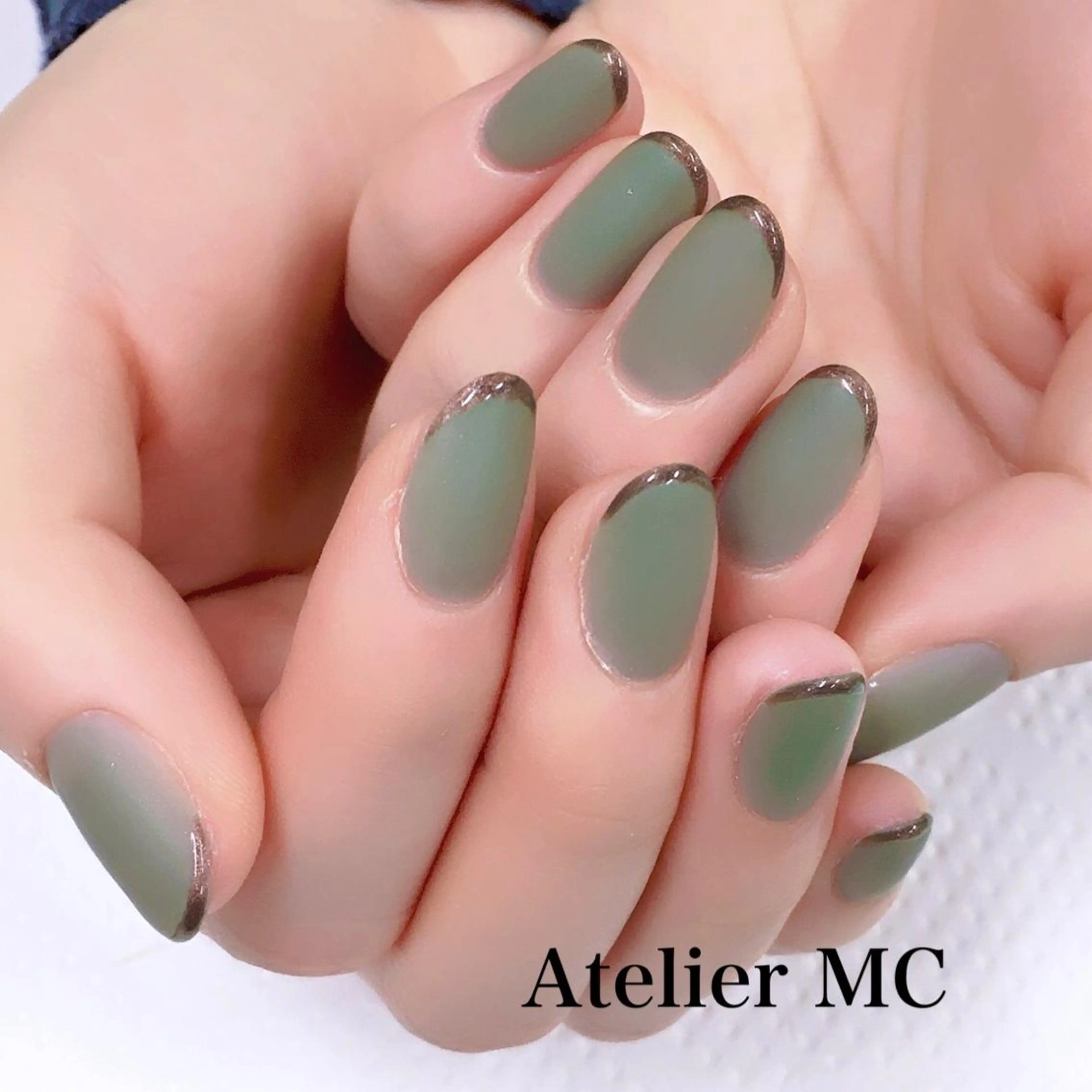 ネイル マットネイル ハンドネイル アトリエ エムシー 【新富町・東銀座】のネイルデザイン