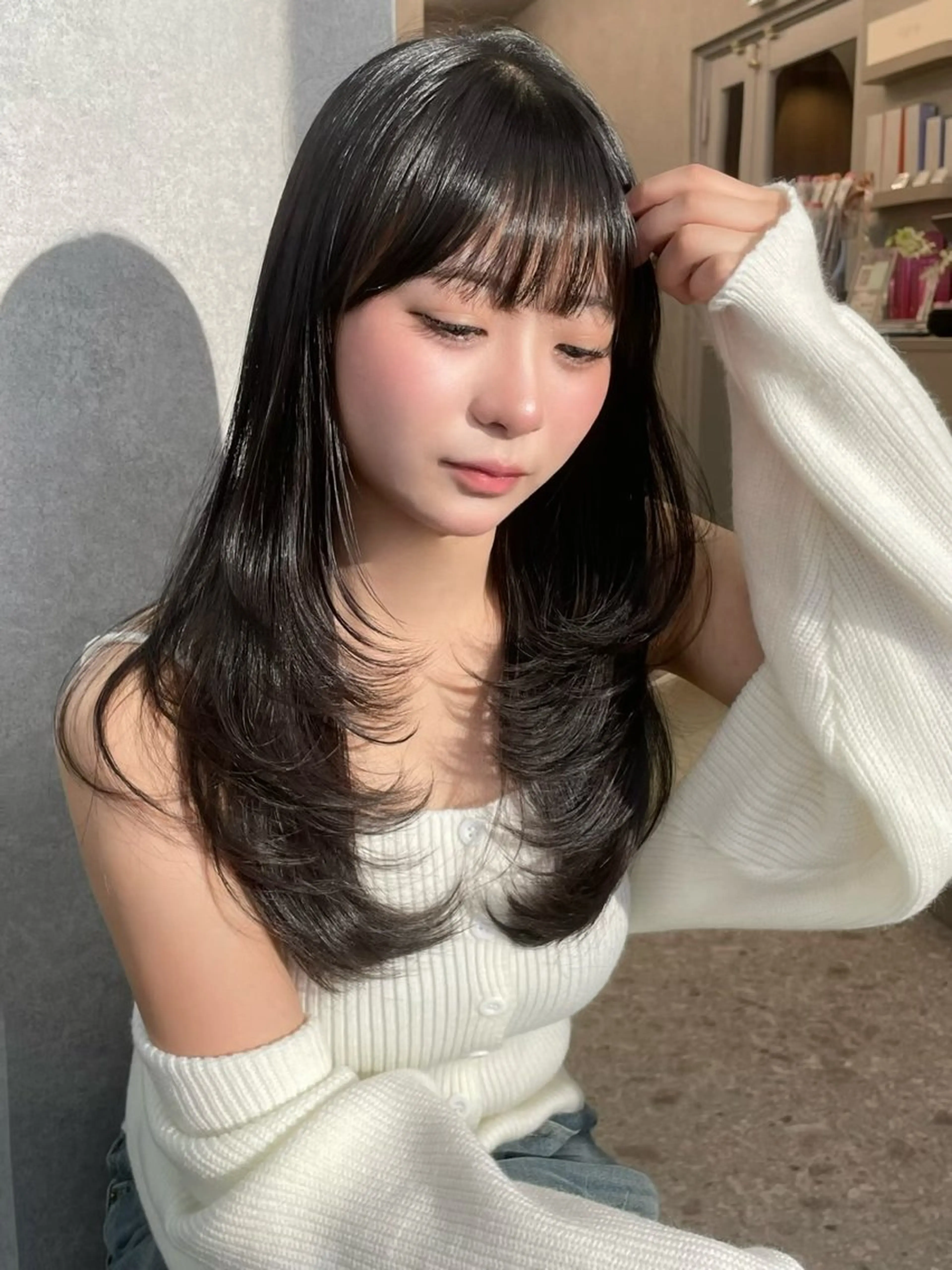 セミロング 髙杉 心のヘアスタイル