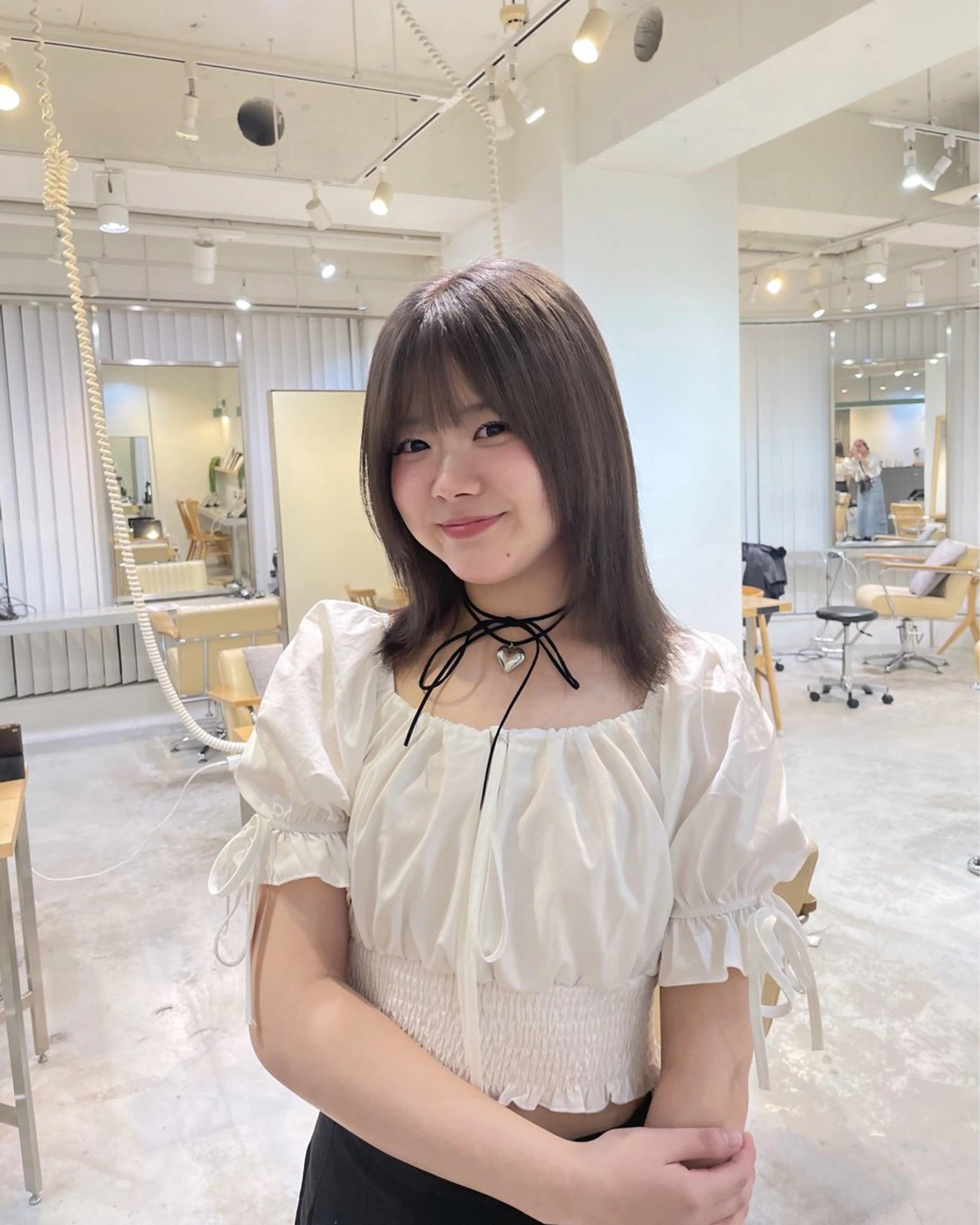 ミディアム 🎀 liz🎀のヘアスタイル