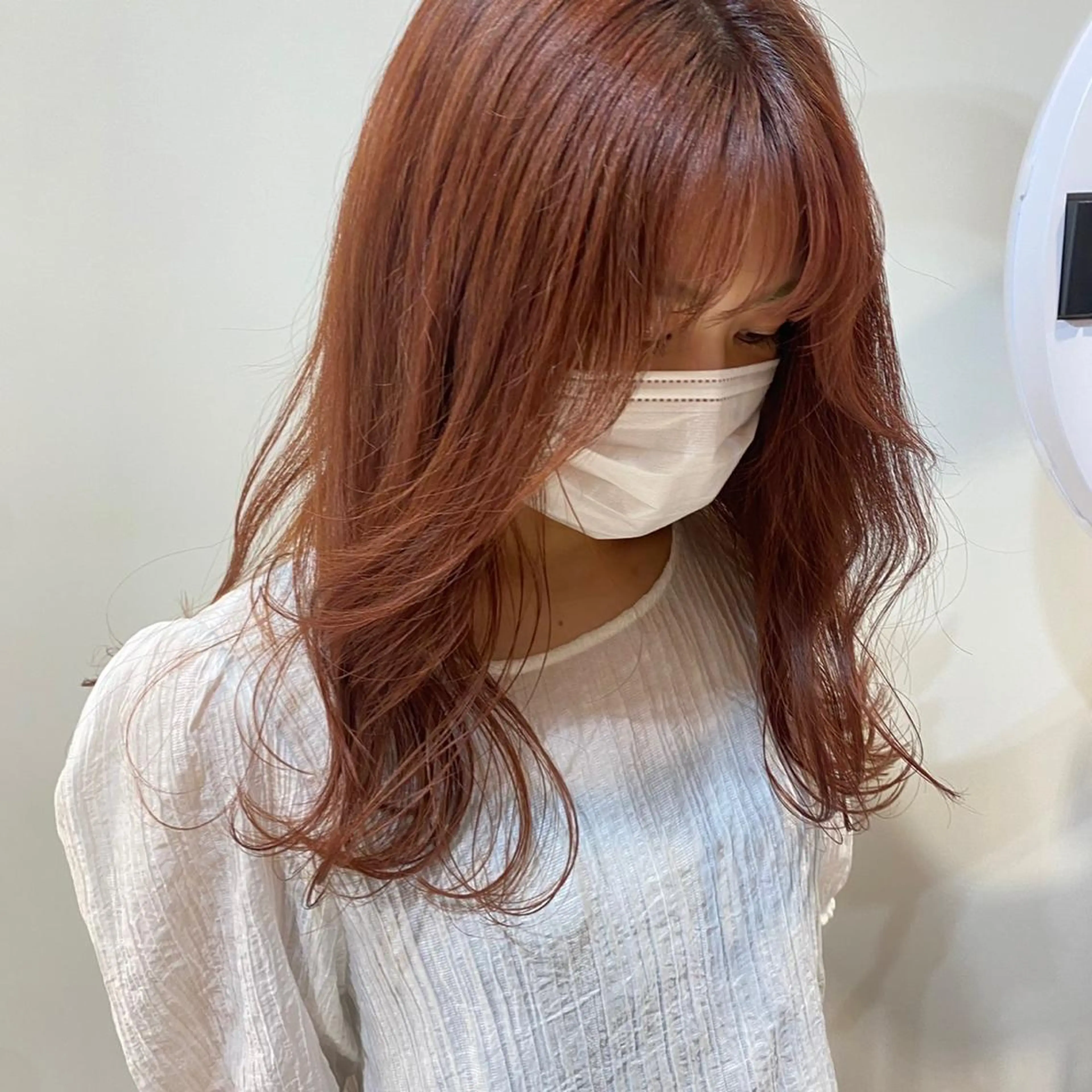 カラー 赤み消し艶カラー・ 透明感カラー×美髪のヘアスタイル