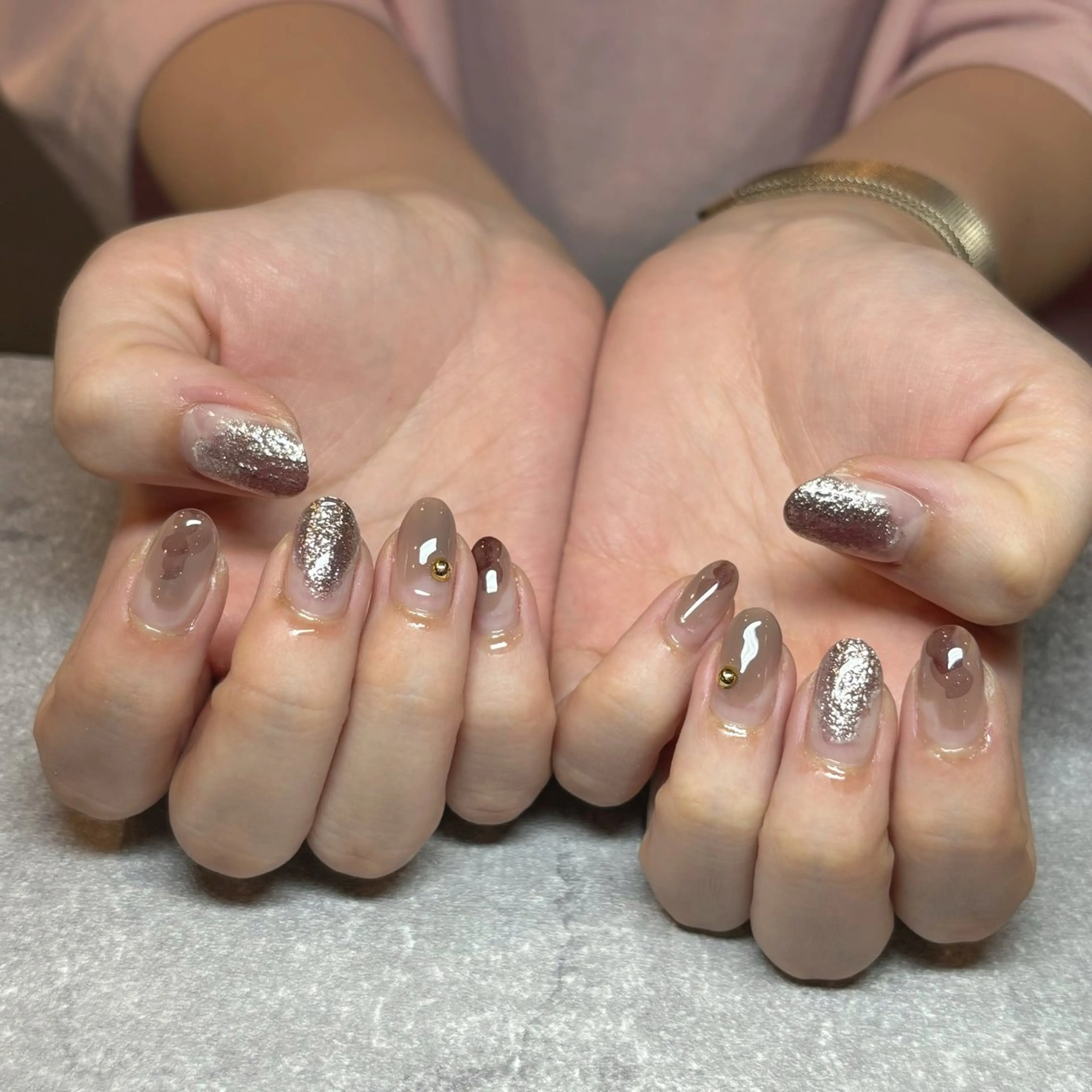 ネイル ニュアンスネイル HAGIHARA MANAのネイルデザイン