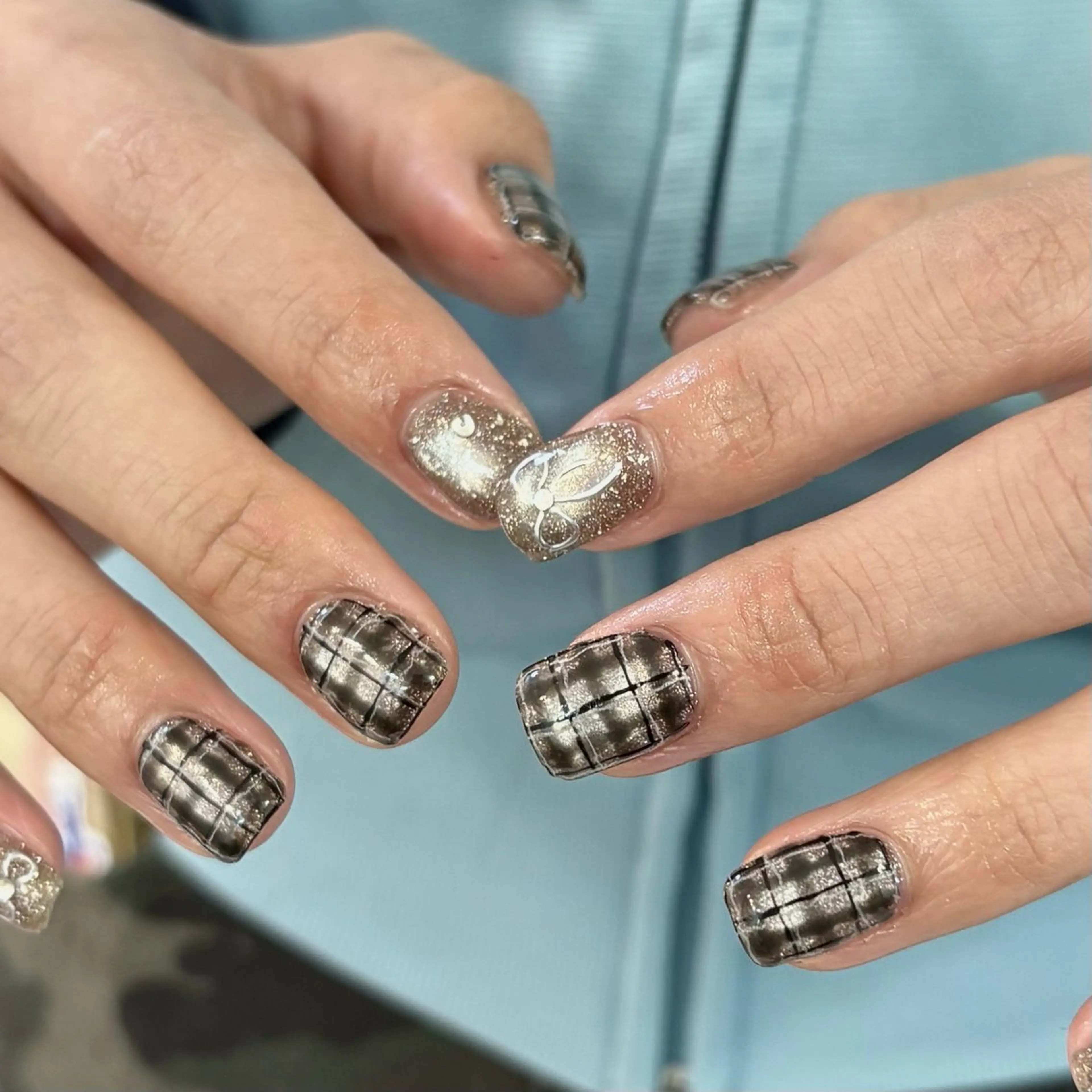 ネイル ハンドネイル 佐藤 渚紗のネイルデザイン