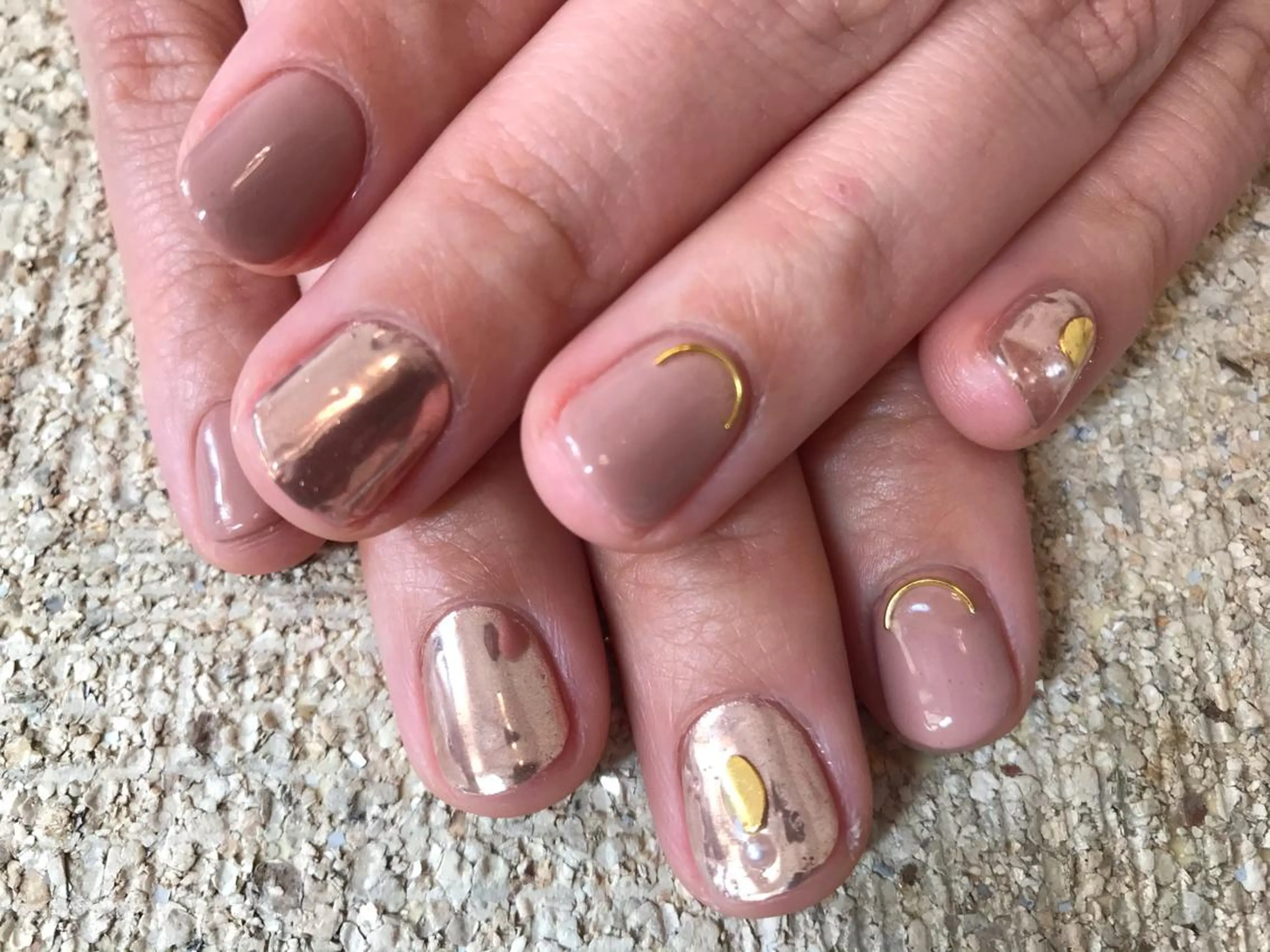 ネイル ミラーネイル ワンカラーネイル ハンドネイル Nailist Missaのネイルデザイン