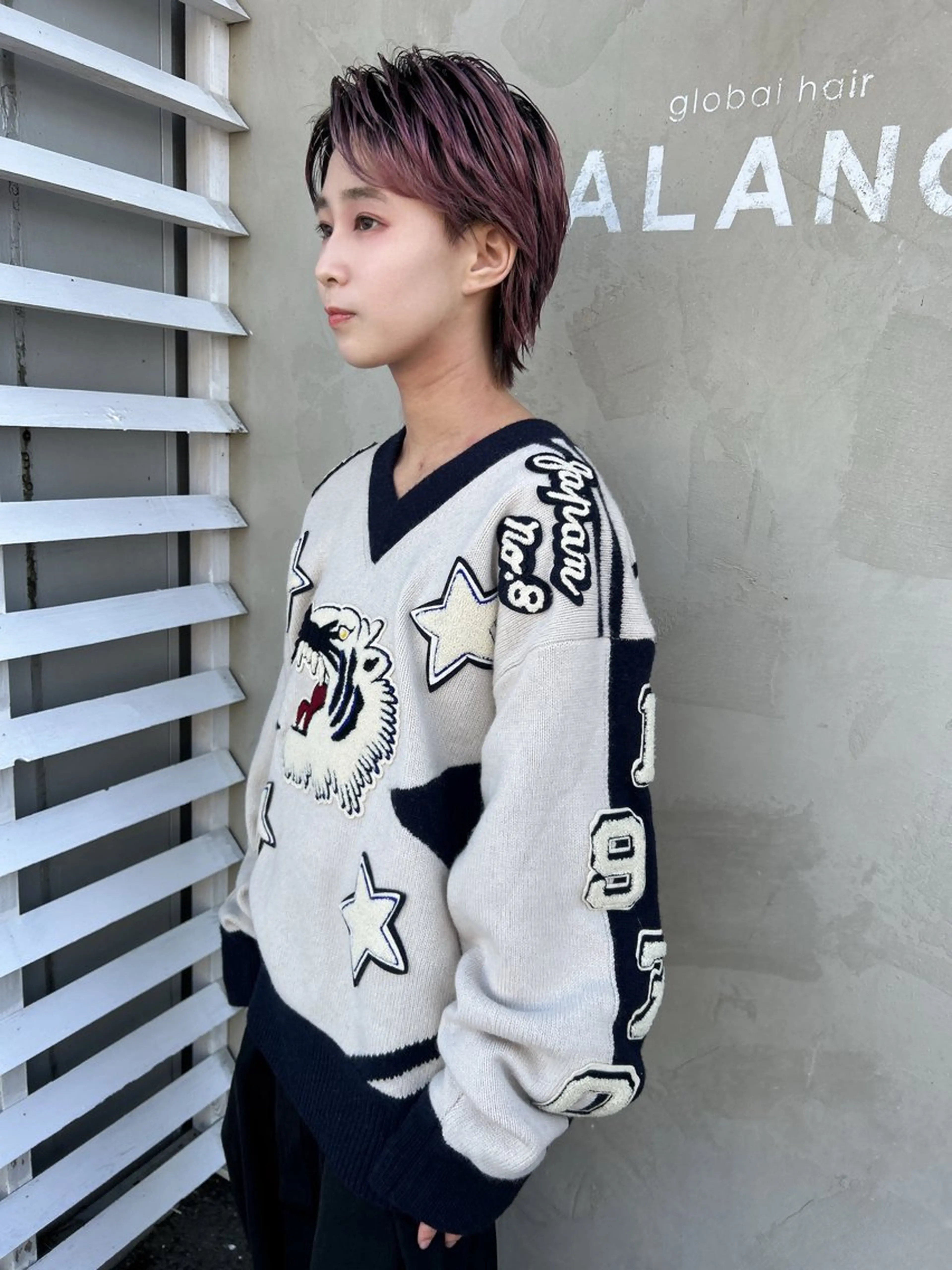 ショート カラー メンズ 伶風/ボブ/ ハッシュカットのヘアスタイル