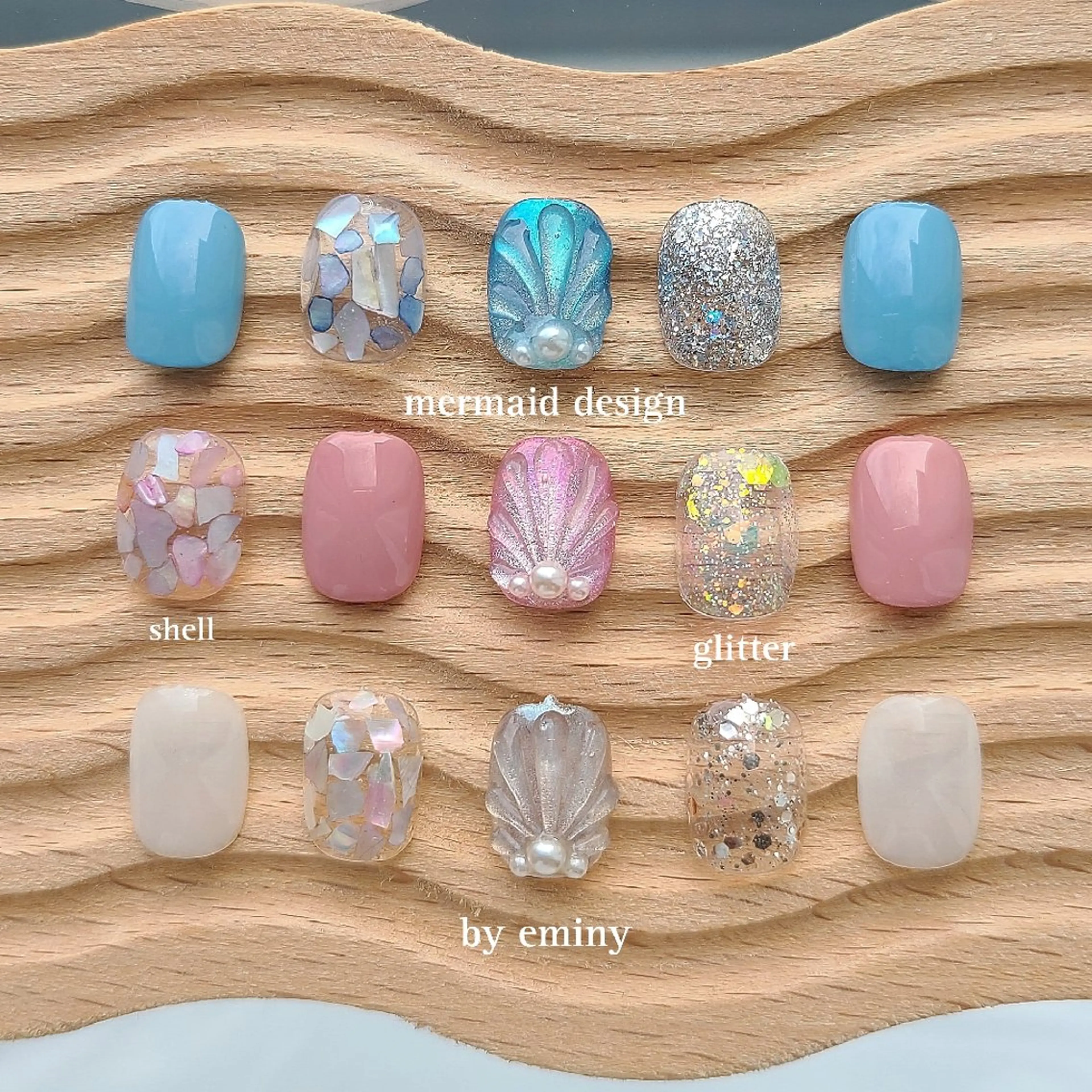 ネイル 韓国ネイル マグネットネイル 夏ネイル nail salon  eminyのネイルデザイン