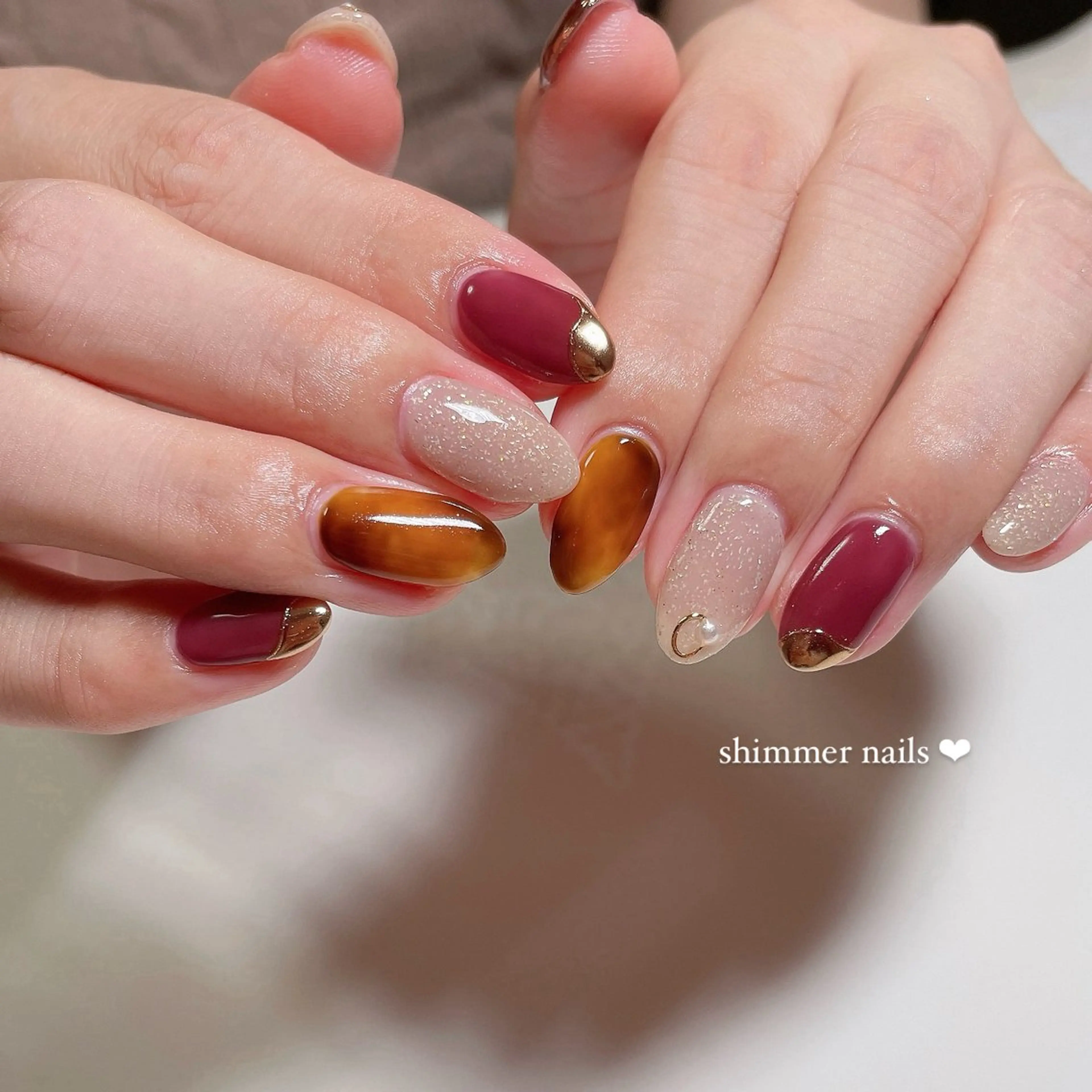 ネイル shimmer nailsのネイルデザイン