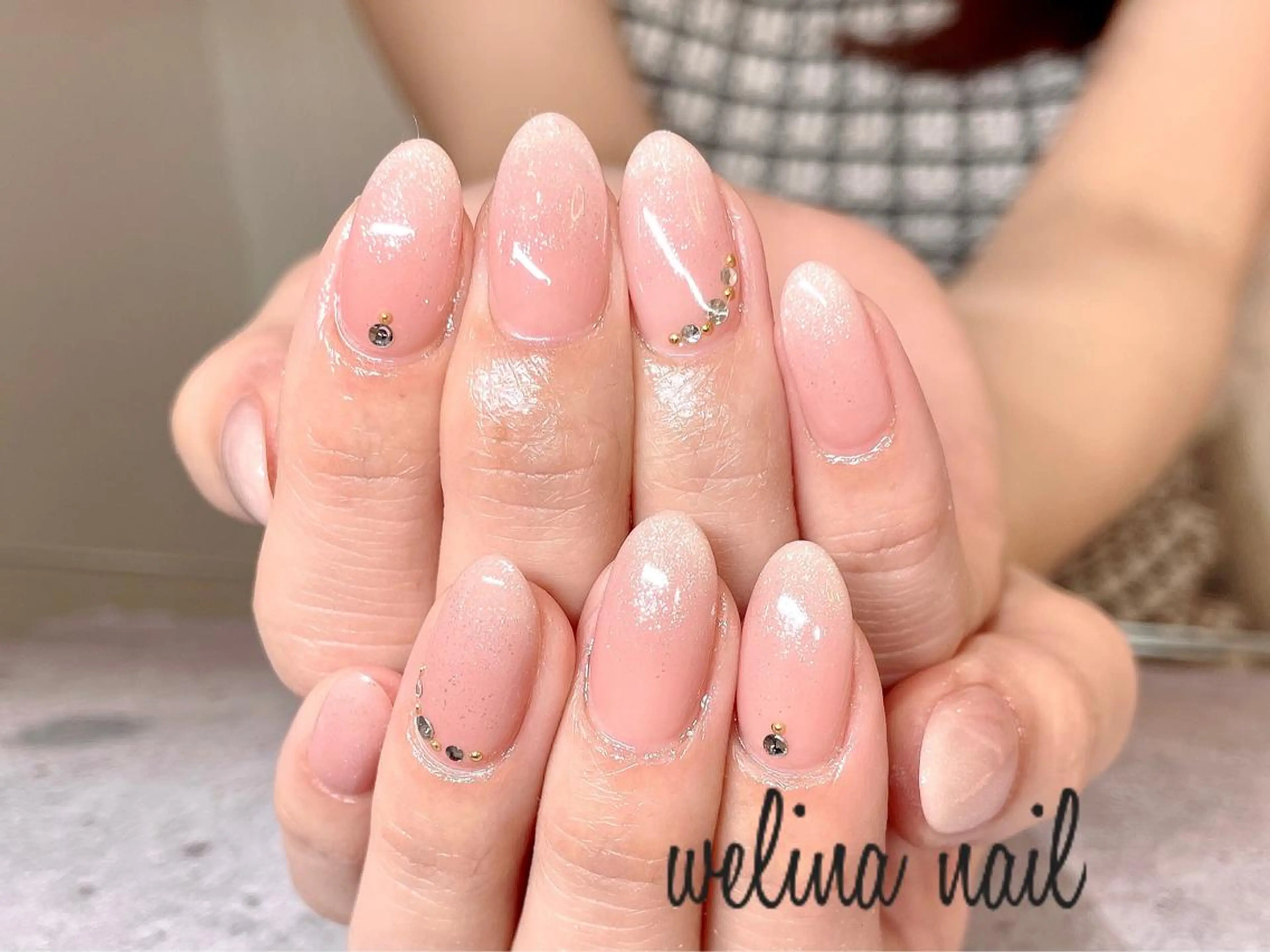 ネイル オフィスネイル シンプルネイル ハンドネイル WELINA nail salonのエステ・リラクイメージ