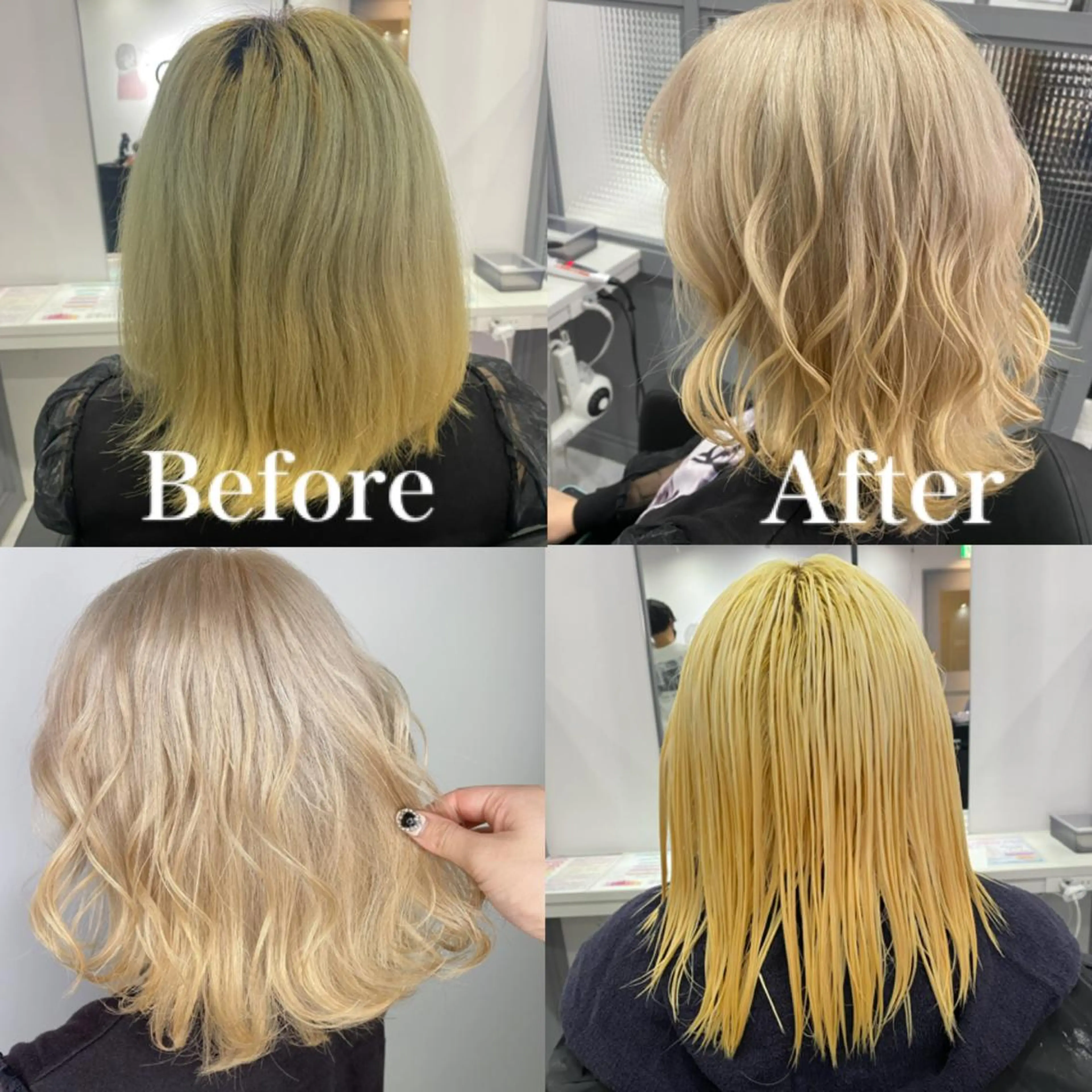 ショート カラー ヘアカラー トリートメント 髪質改善×矯正🫧 韓国ヘアasamiのヘアスタイル