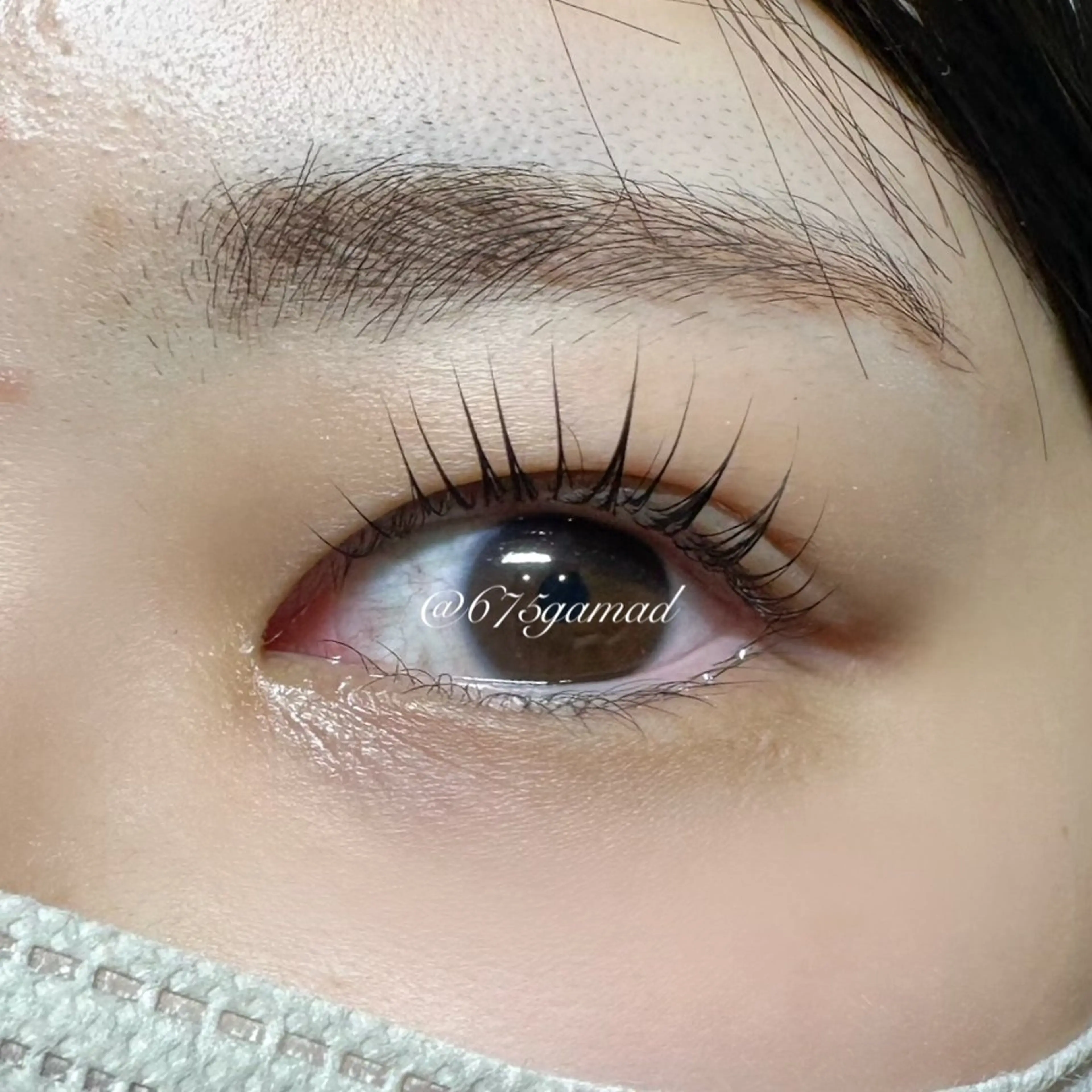 マツエク・マツパ マツパ NOA名駅束感まつげ ×眉毛SENA‪🎀のマツエク・マツパデザイン