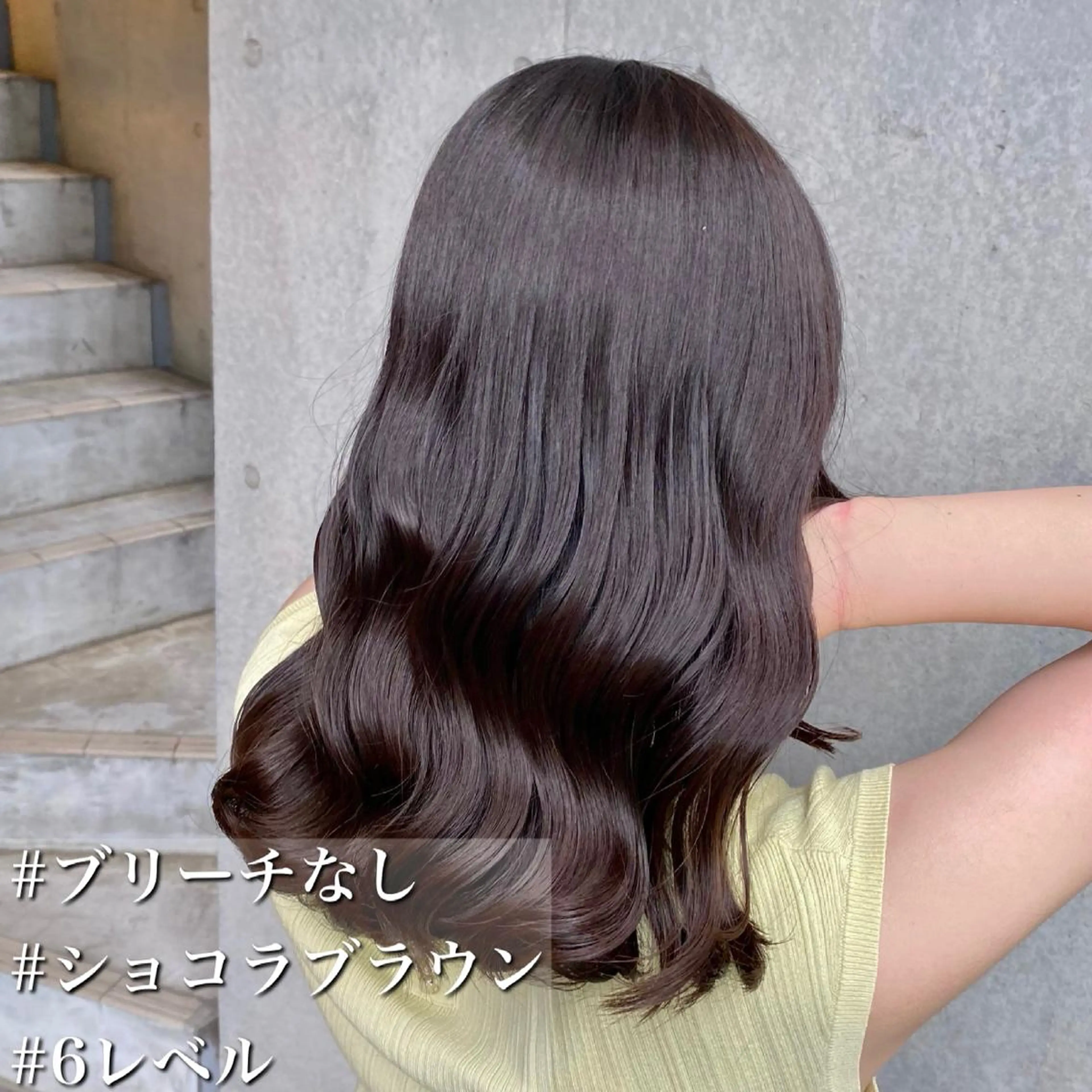 ミディアム カラー モテ前髪 タゴメ シンヤのヘアスタイル