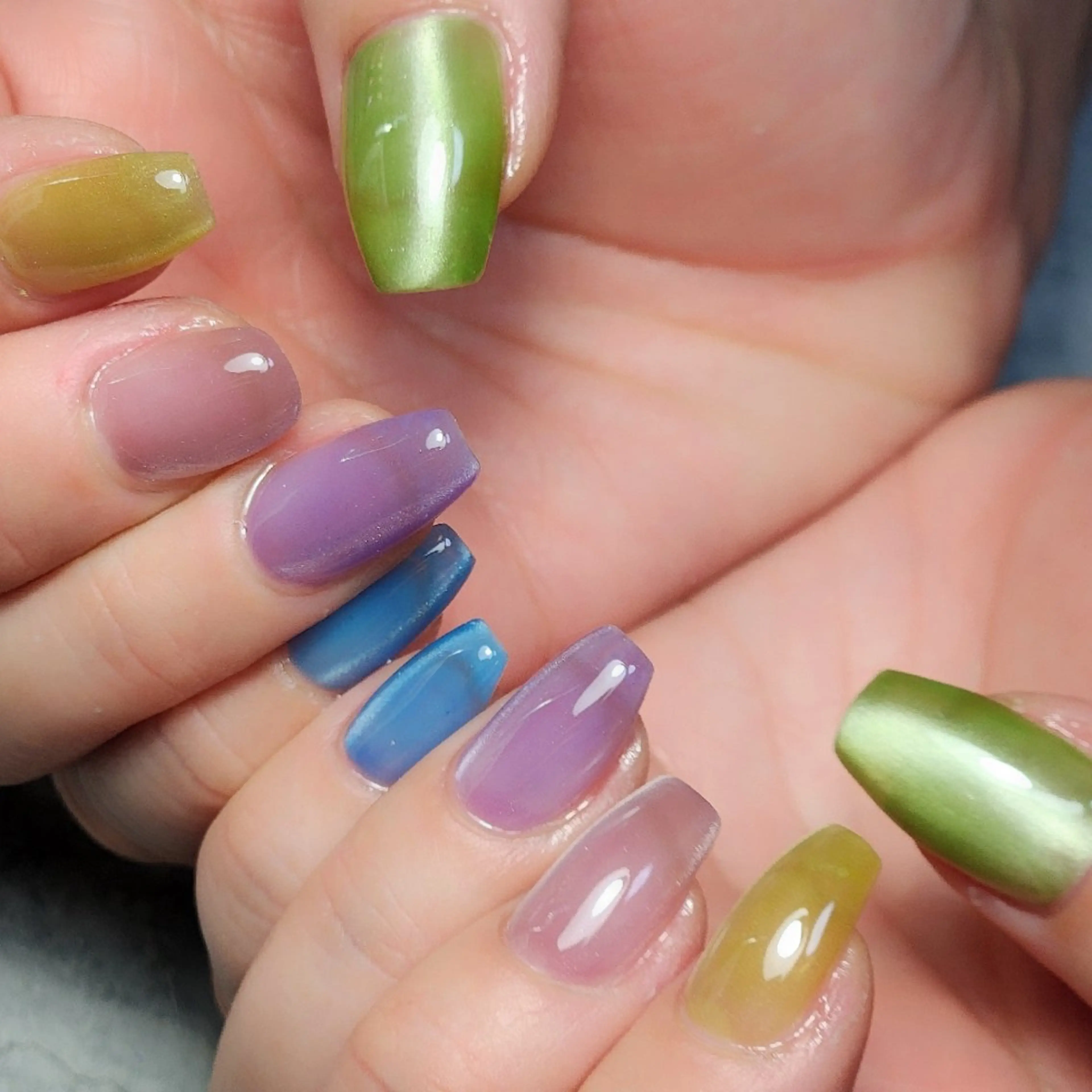 ネイル マグネットネイル ハンドネイル 個人サロン saltnailのネイルデザイン