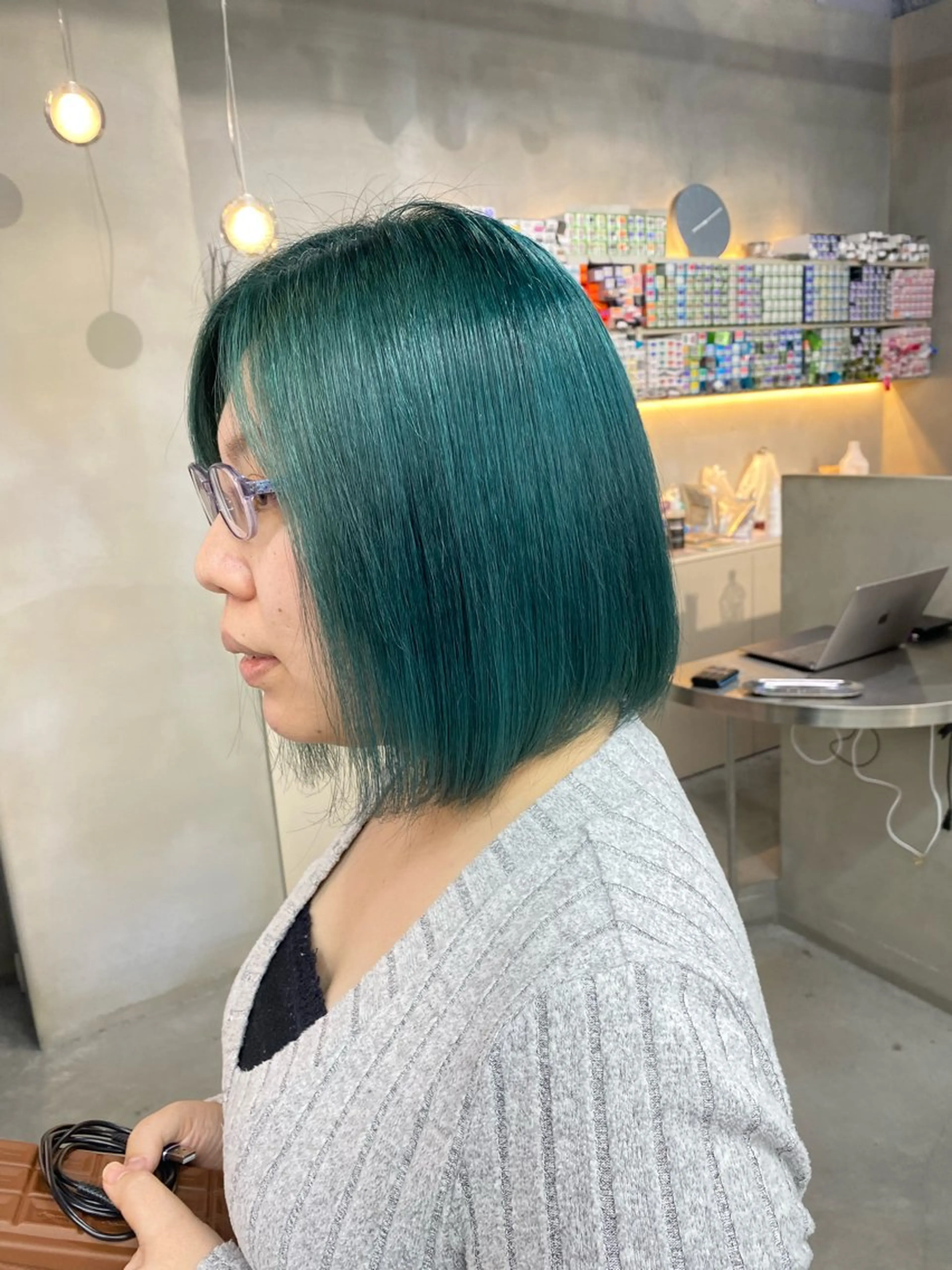 ショート カラー ヘアカラー 前橋 姫奈のヘアスタイル