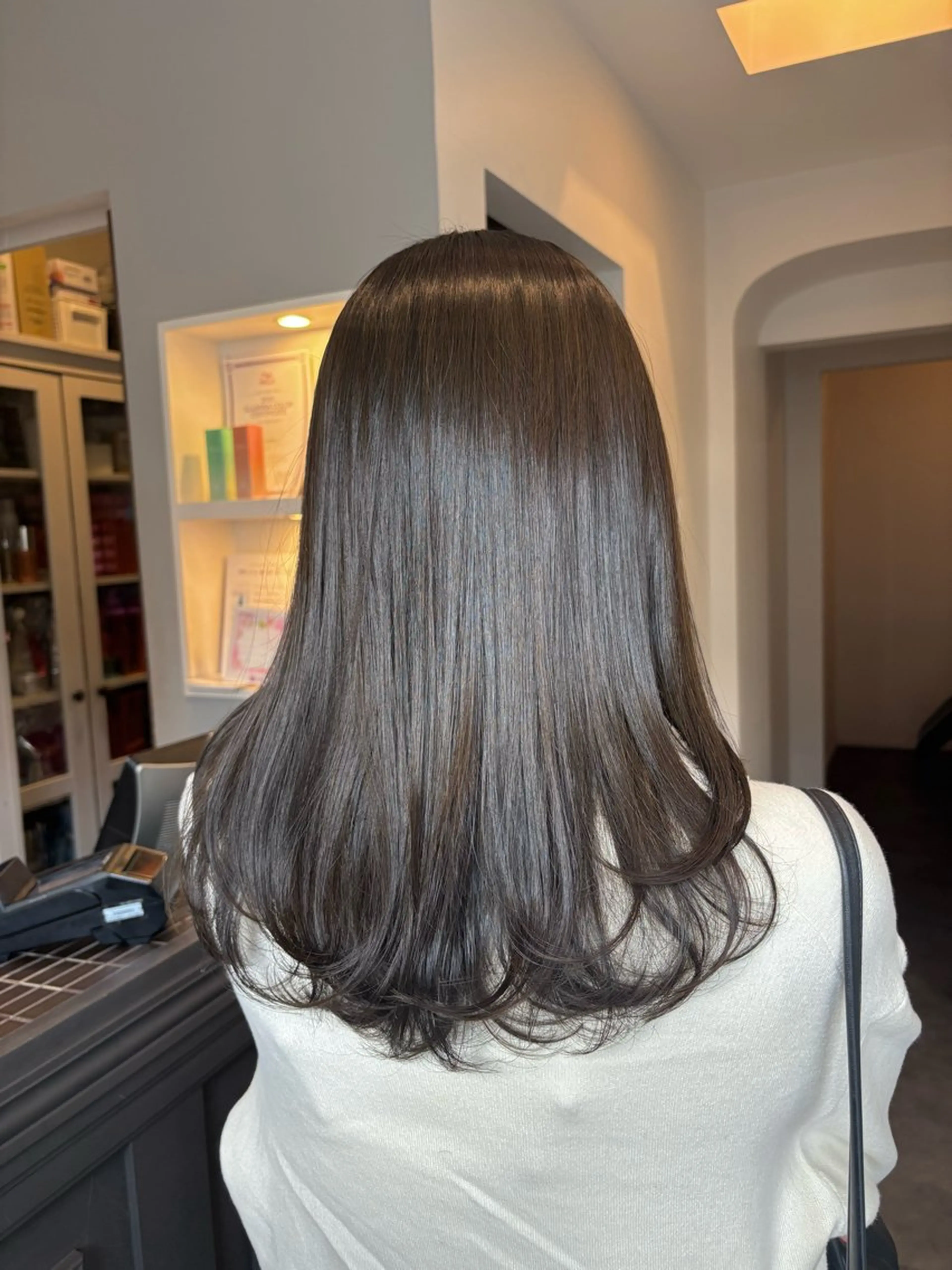 セミロング カラー 似合わせhair🎀 Manaのヘアスタイル