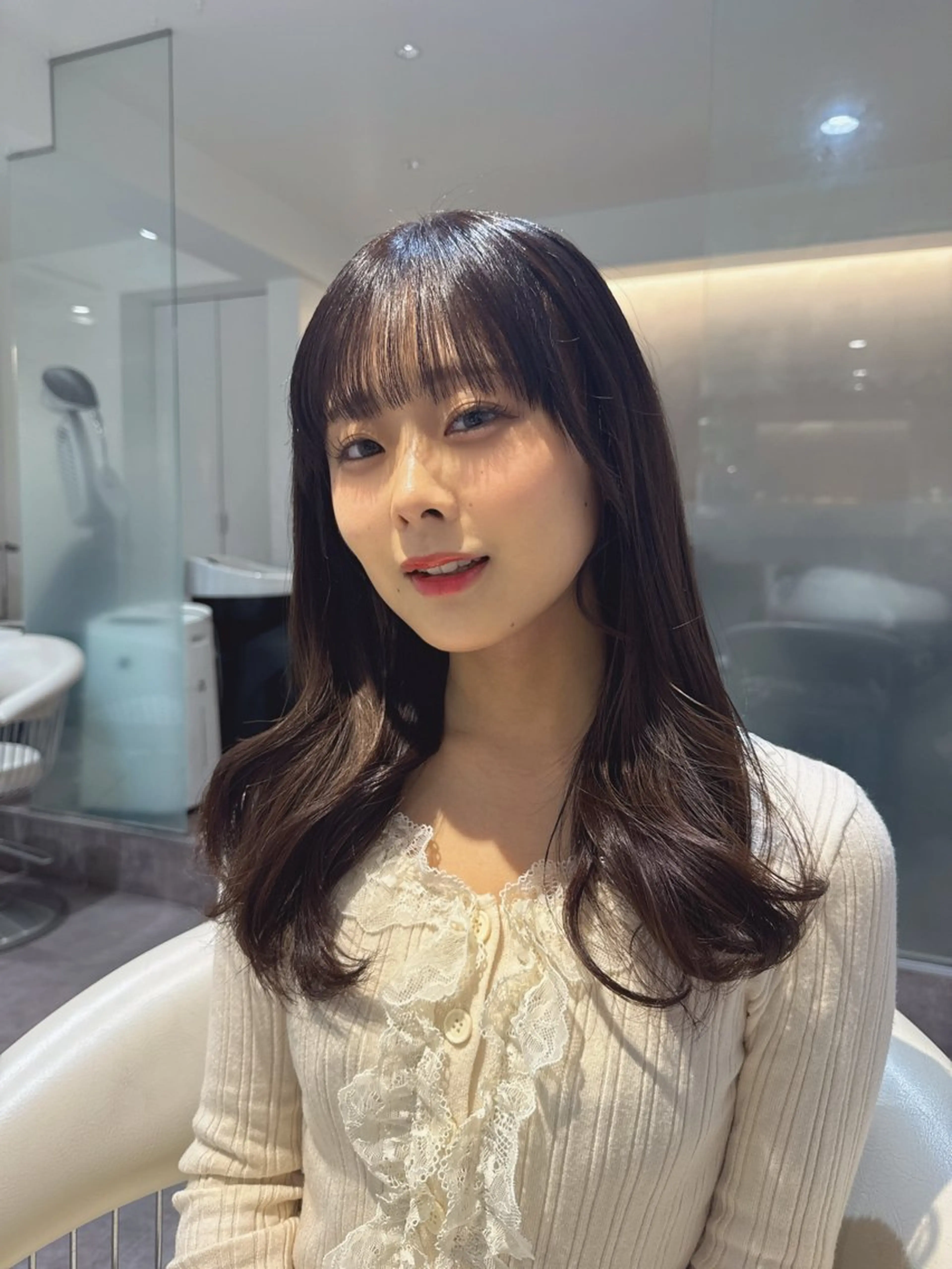 ミディアム カット ヘアカラー トリートメント 💎透明感カラー特化 💎TAISEIのヘアスタイル