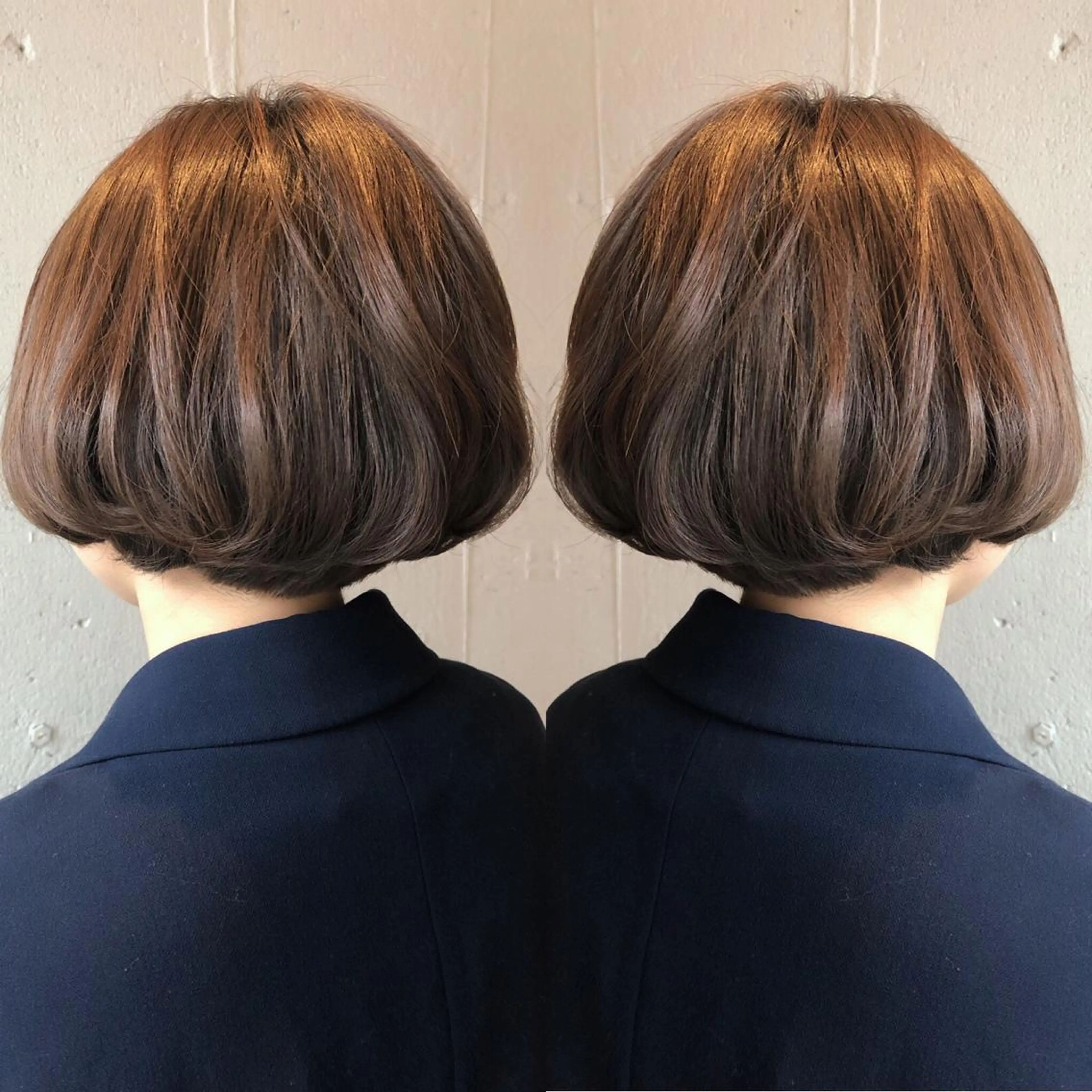 ショート ボブ カット あらき ちさとのヘアスタイル