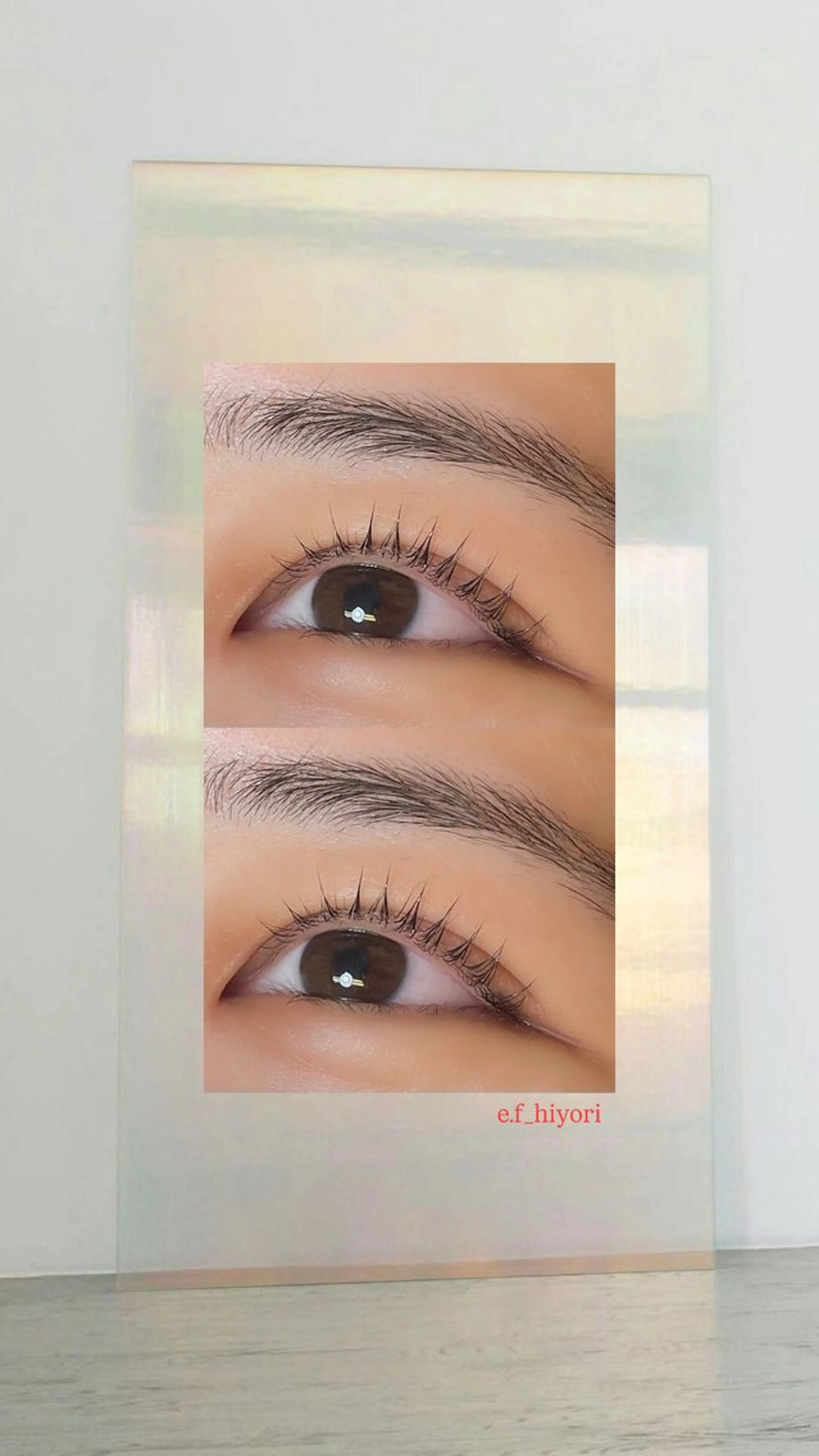 マツエク・マツパ パリジェンヌラッシュリフト ena所属・ena_ hiyoriのマツエク・マツパデザイン