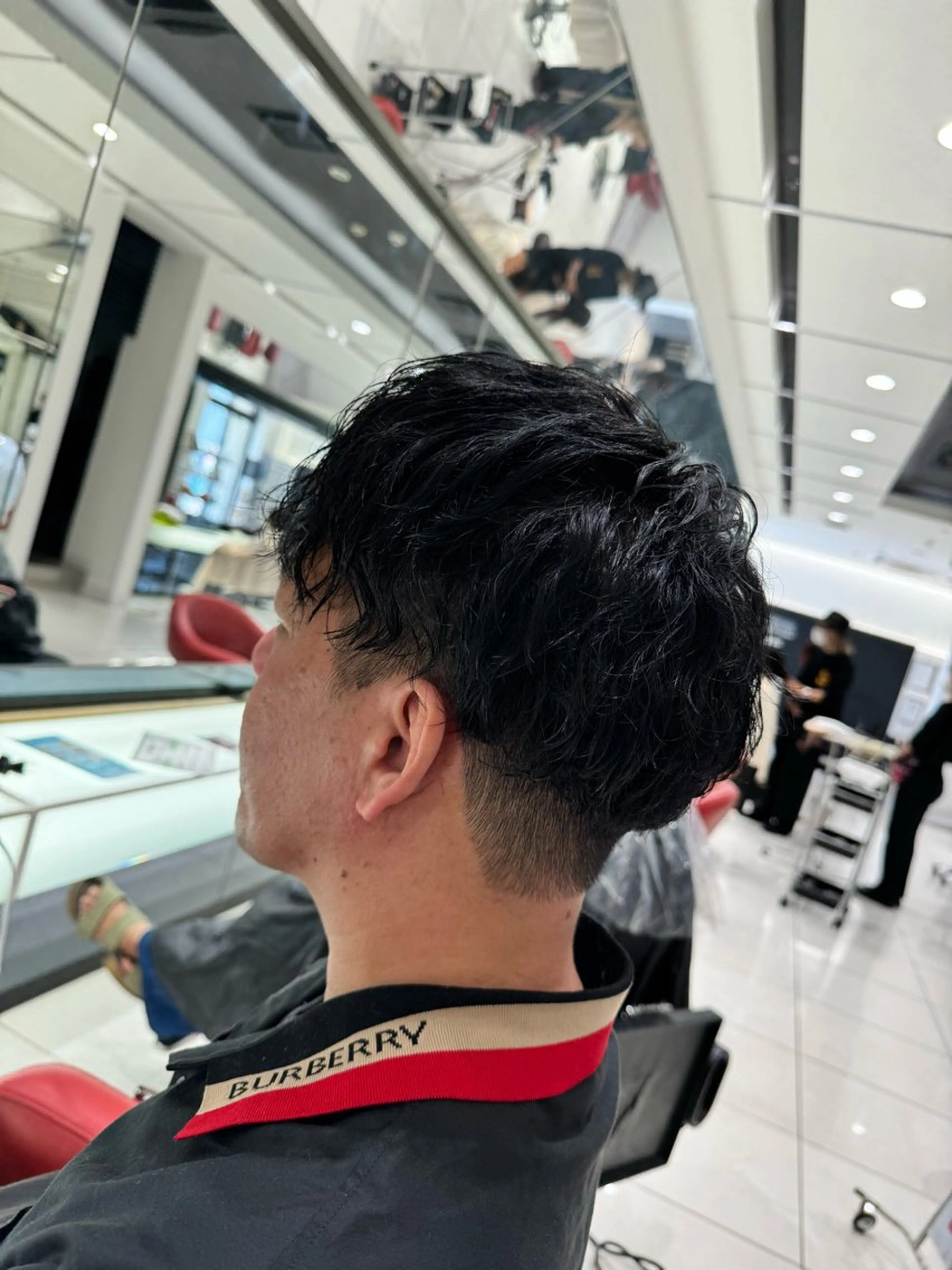 ミディアム カット パーマ メンズ/メンズパーマ 服部太地のヘアスタイル