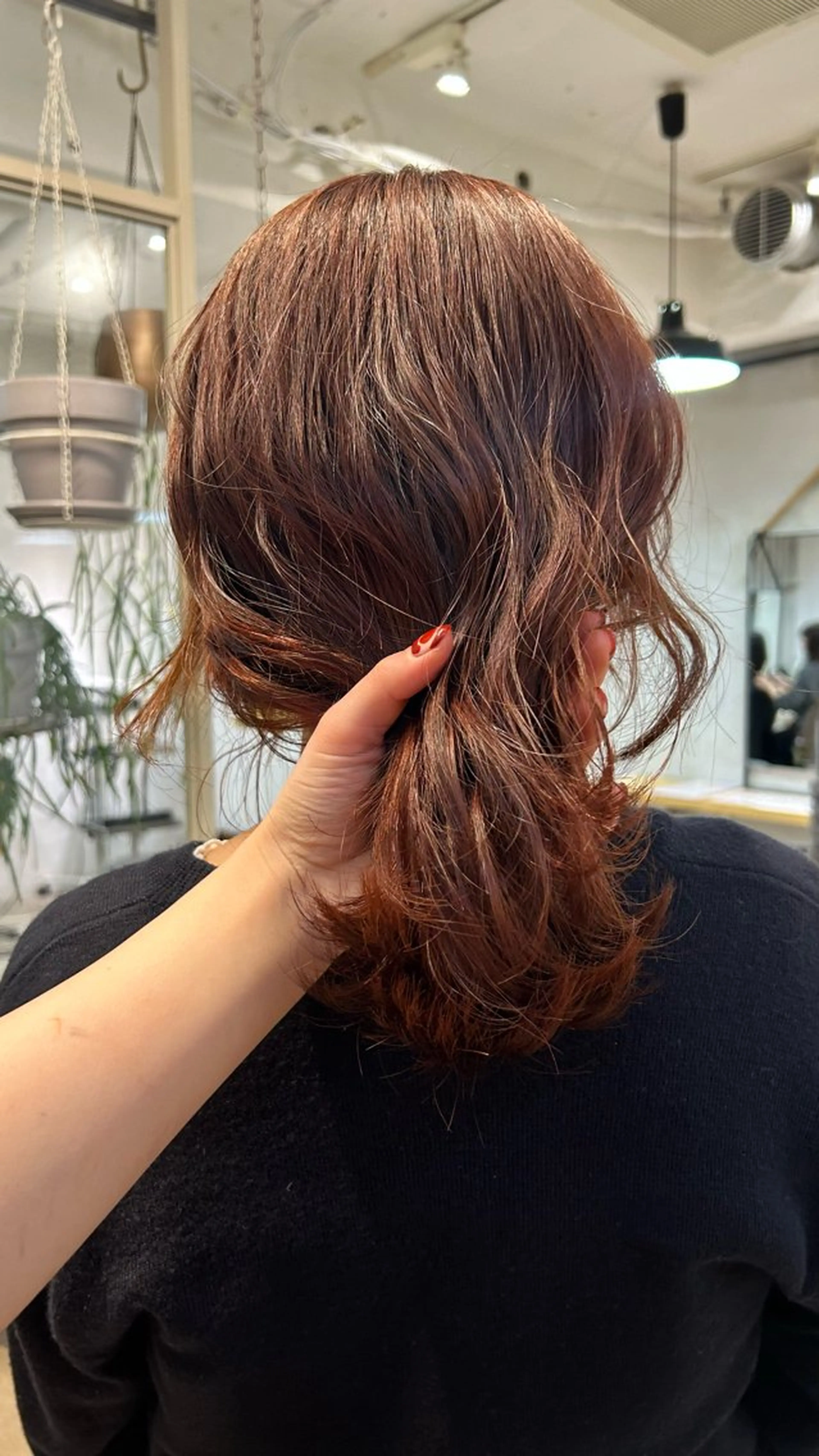 ミディアム カラー ヘアカラー じゅわっと暖色カラー 🍊Moemiのヘアスタイル