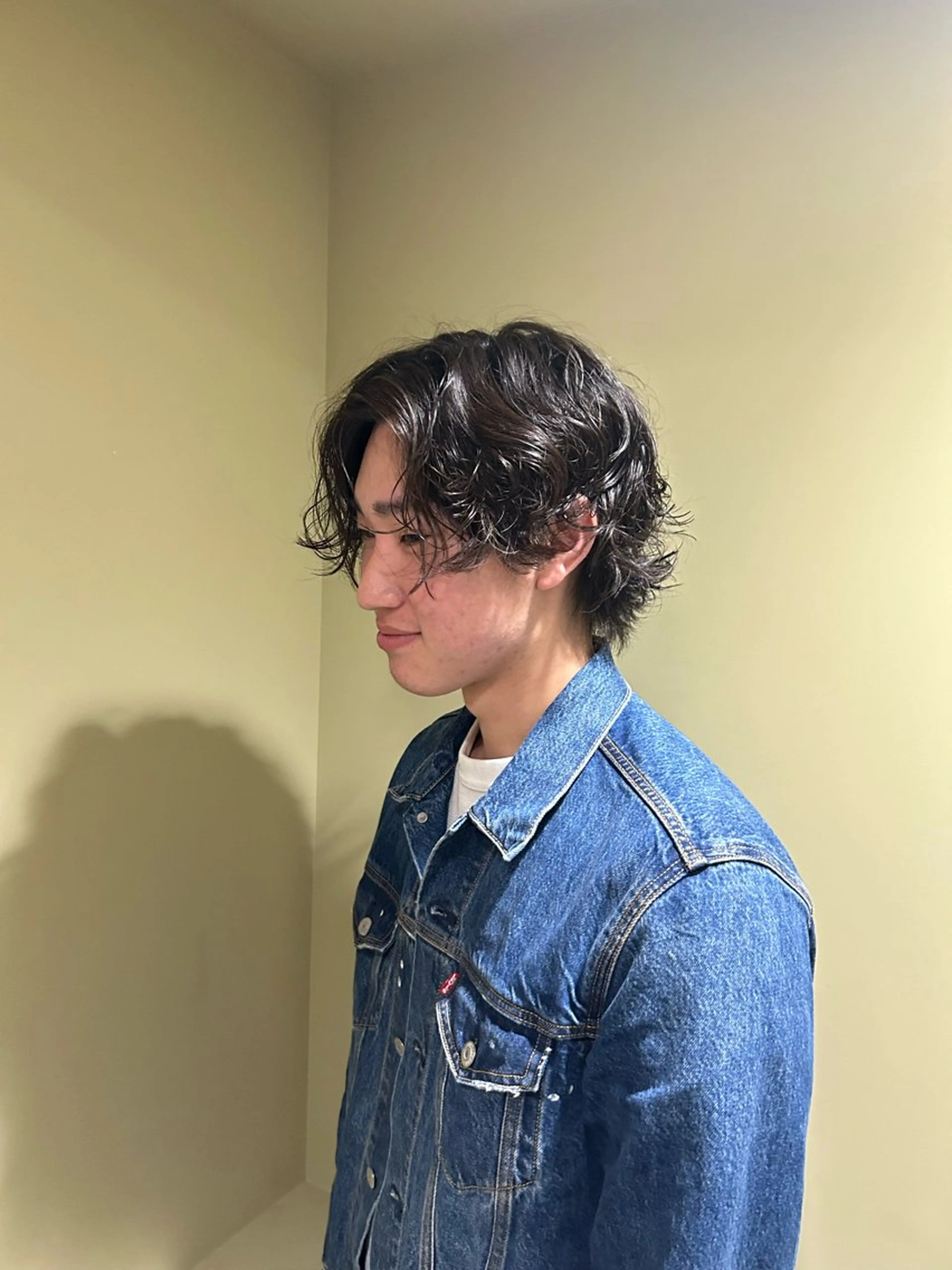 パーマ メンズ カット パーマ 🌷下野 莉果/ボブ /パーマ/メンズ🌷のヘアスタイル