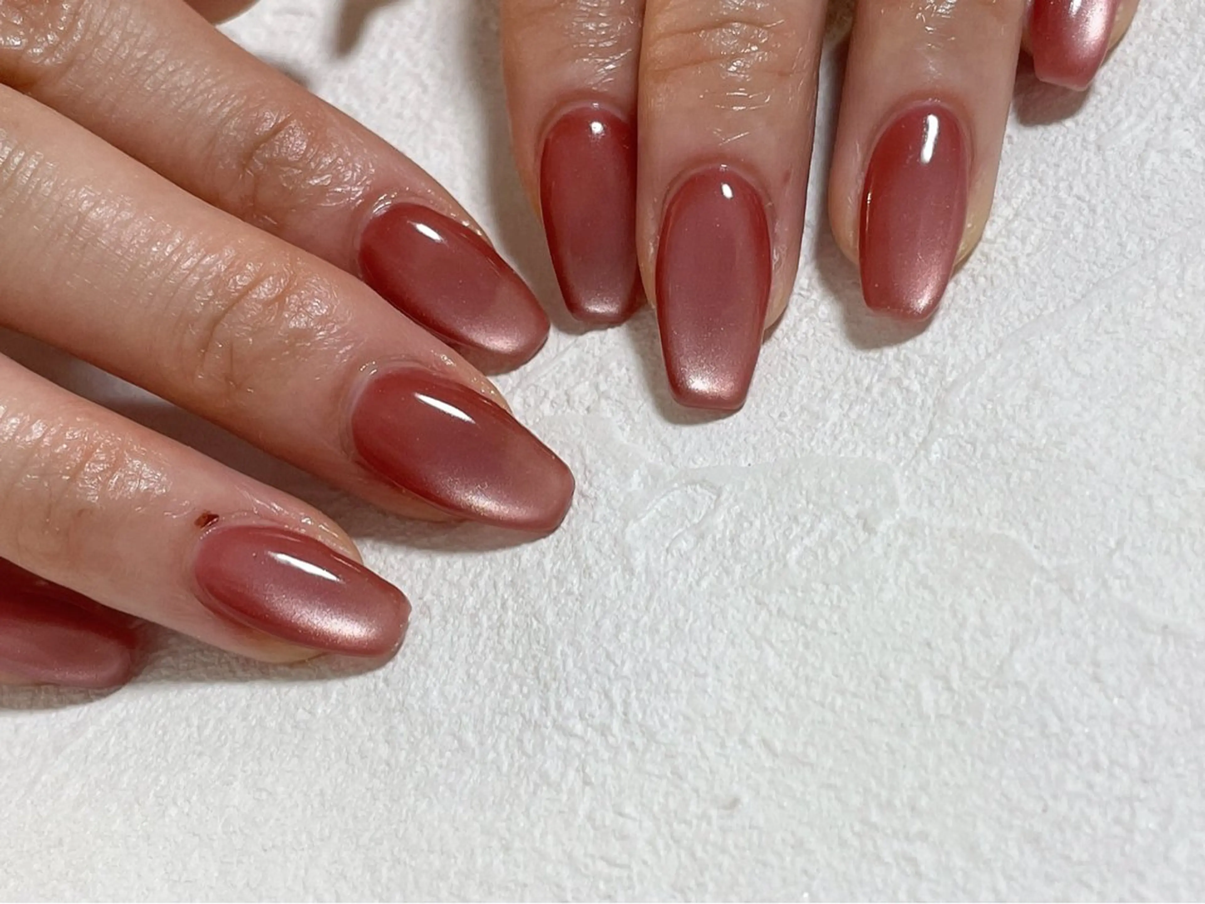 ネイル オーロラネイル フットネイル フレンチネイル ジェルネイル キラキラネイル ハンドネイル kiki nail たまプラーザのネイルデザイン