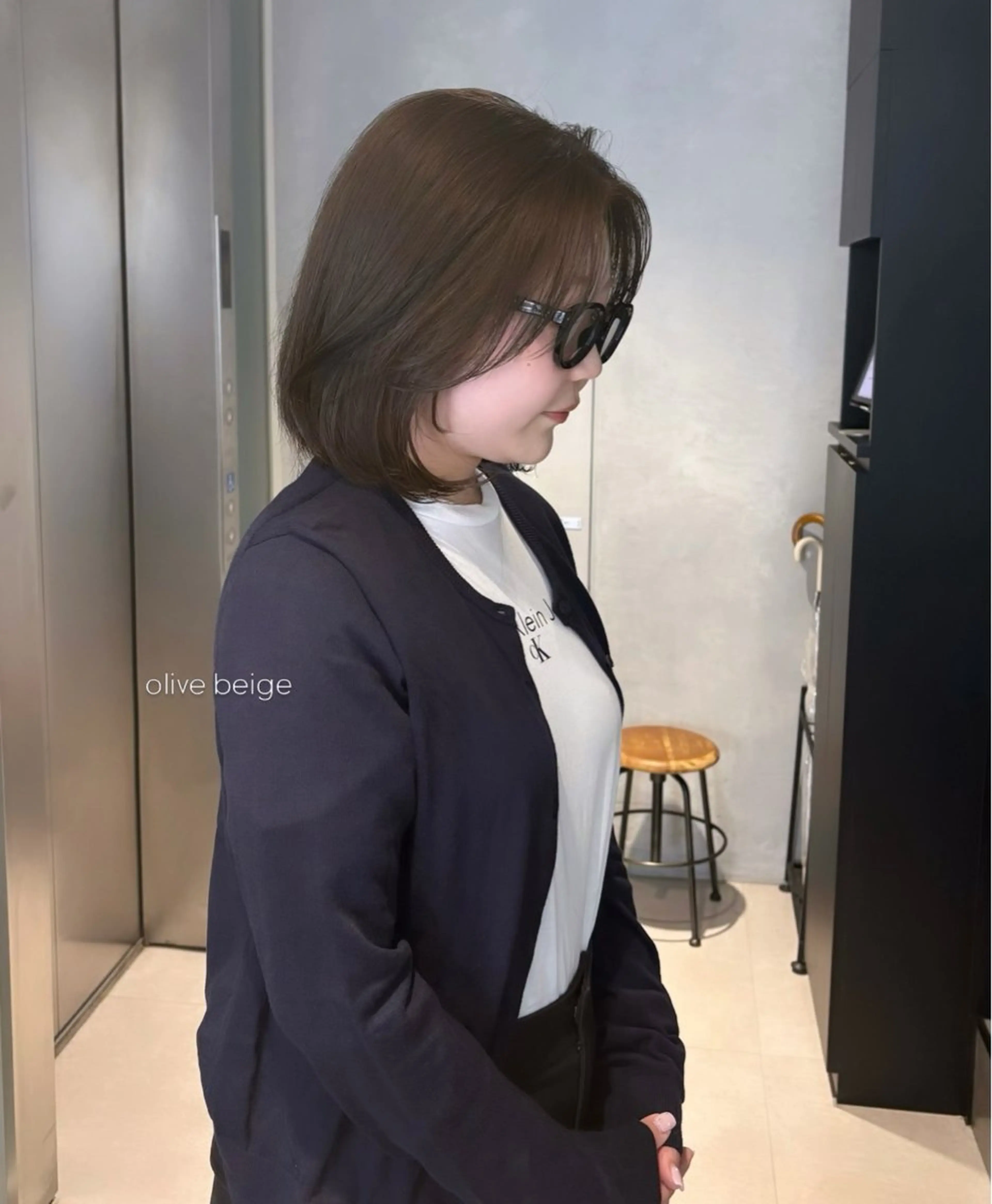 ミディアム カラー カット ヘアカラー マンツーマン半個室 tamuraのヘアスタイル