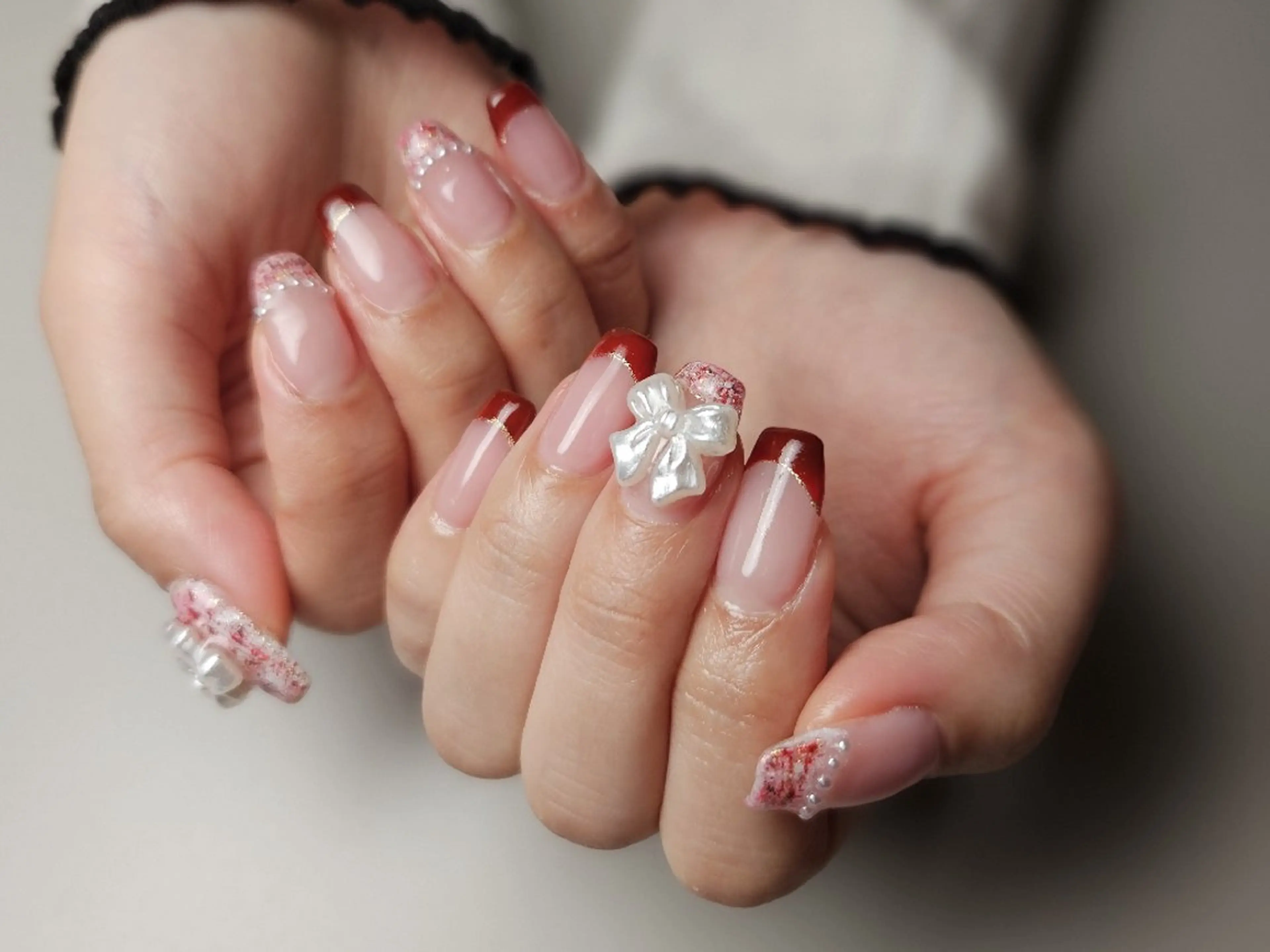 ネイル ラヴィアン ローズのネイルデザイン