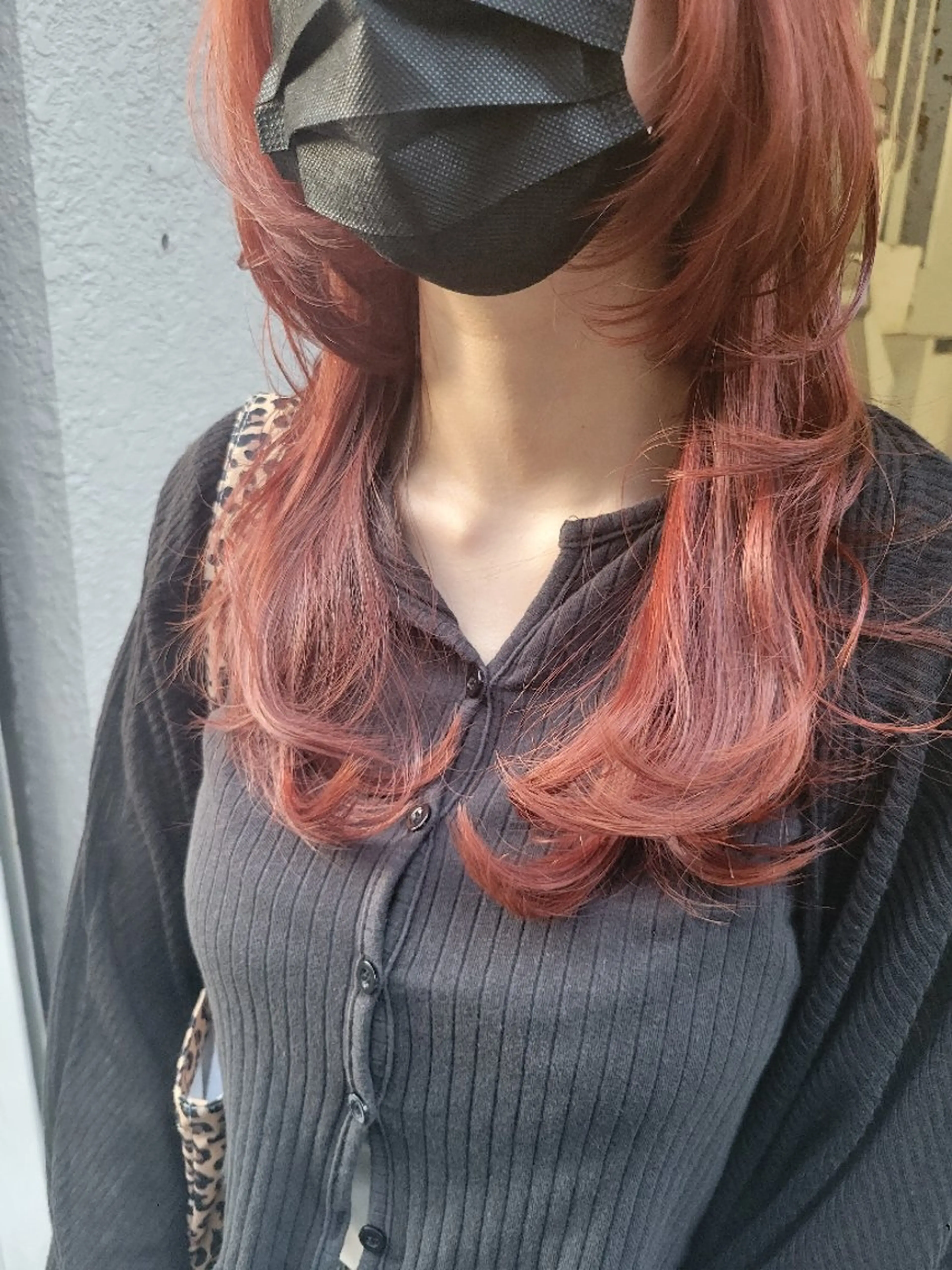 ロング ロング ウルフカット カット ヘアカラー トリートメント 🇰🇷透明感×ハイ トーン🌟tomoのヘアスタイル