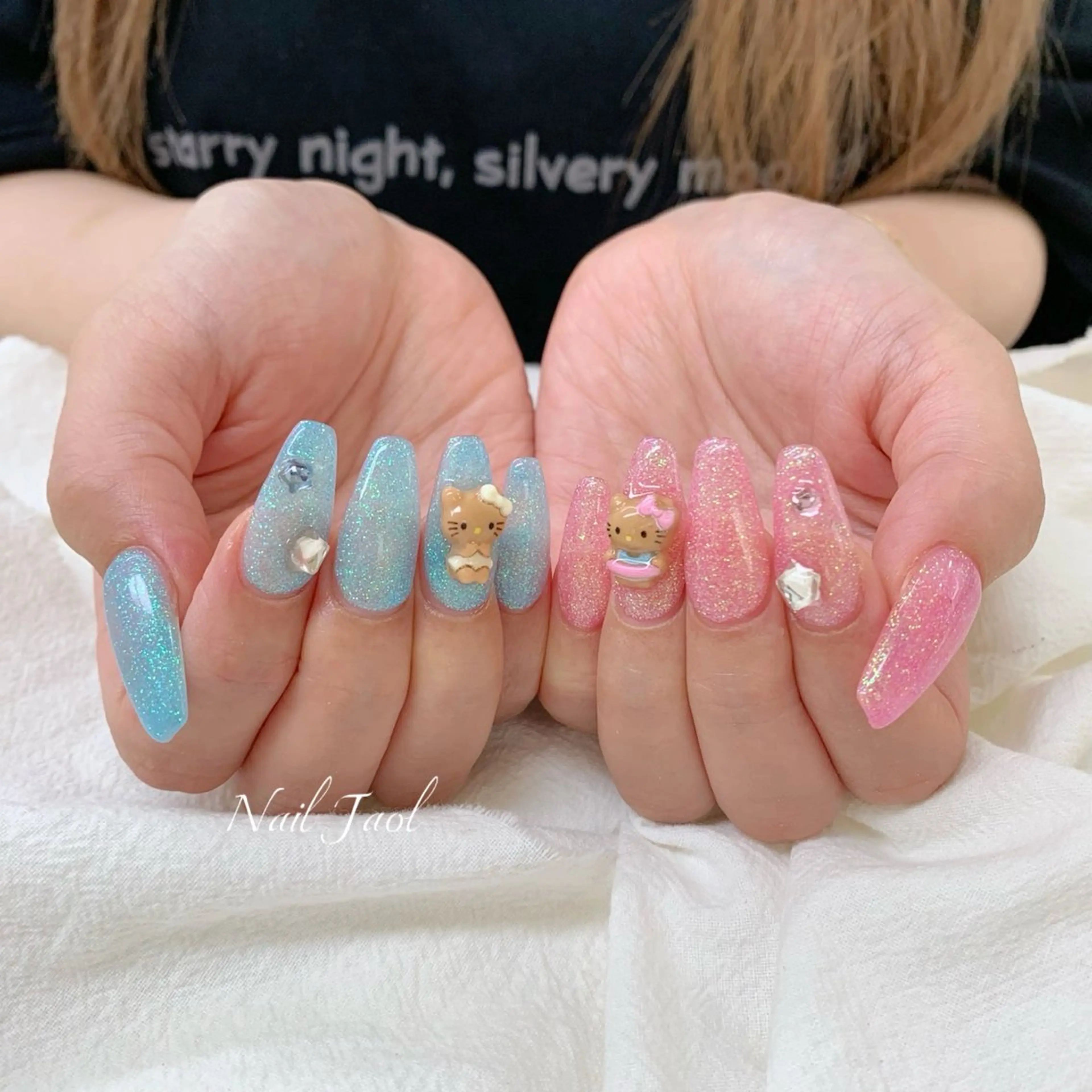 ロング ハンドネイル ネイルJaol 池袋のネイルデザイン