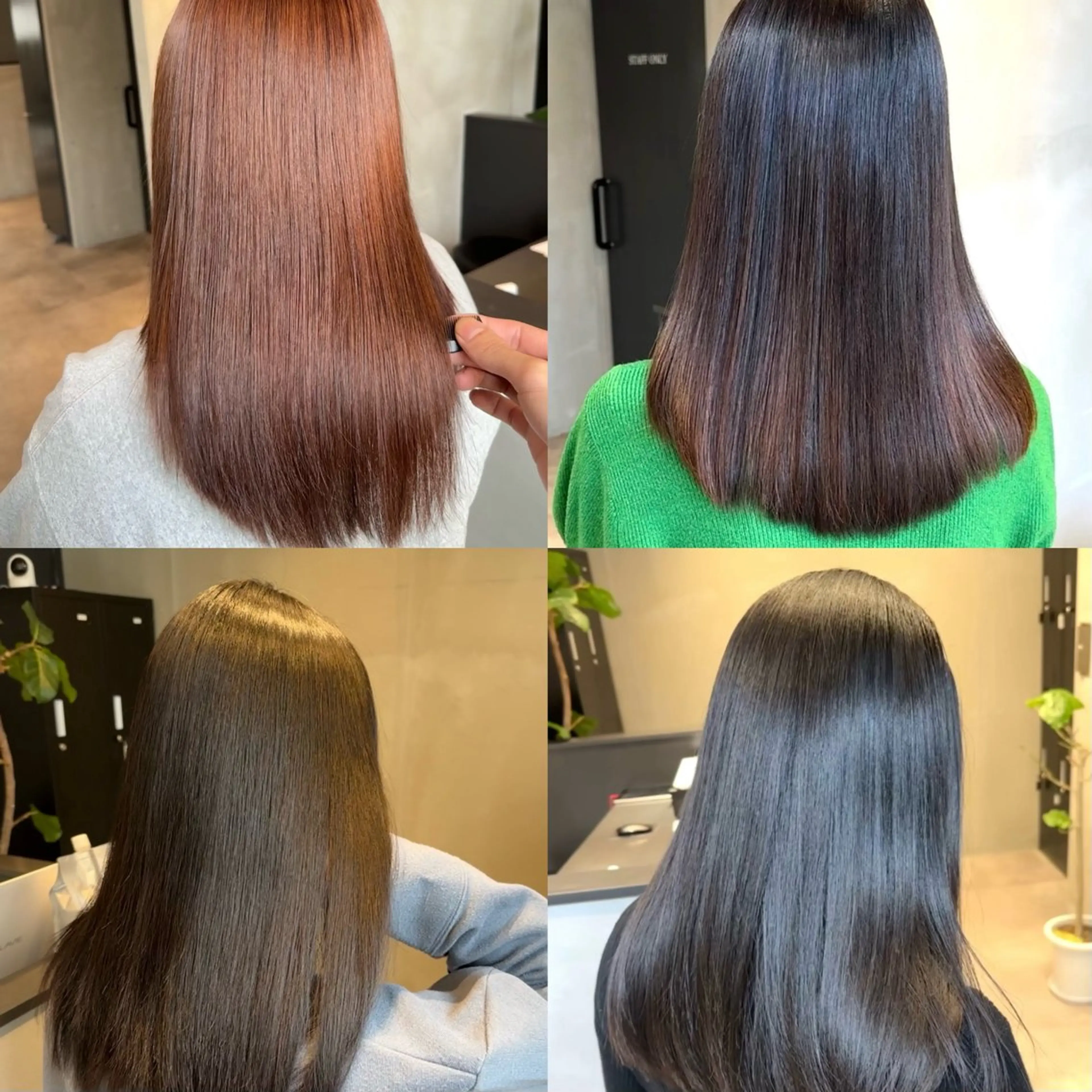 ミディアム ツヤ髪レイヤー/ 顔まわり/kokiのヘアスタイル