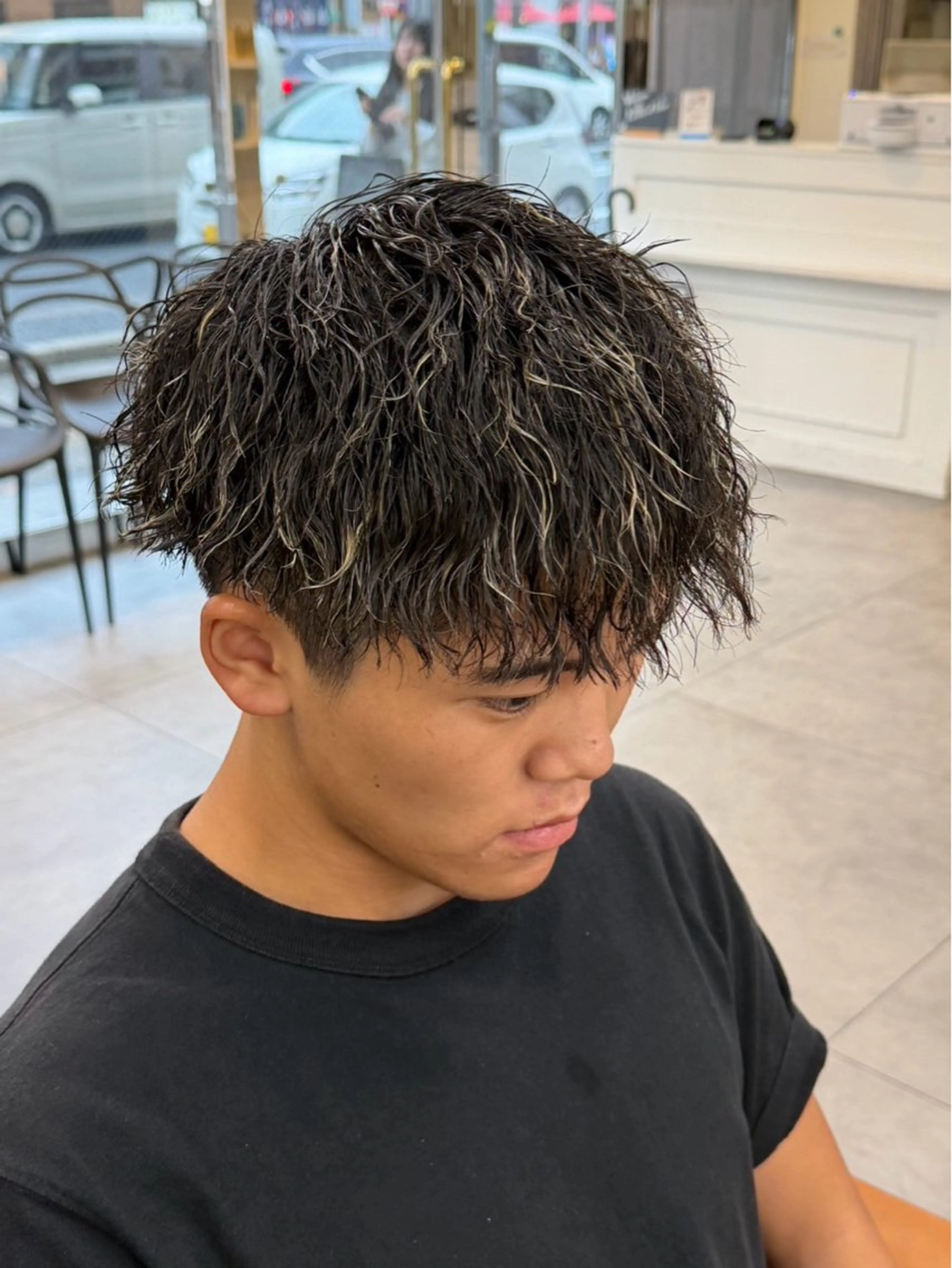 メンズ 京都駅メンズサロン マッシュのヘアスタイル