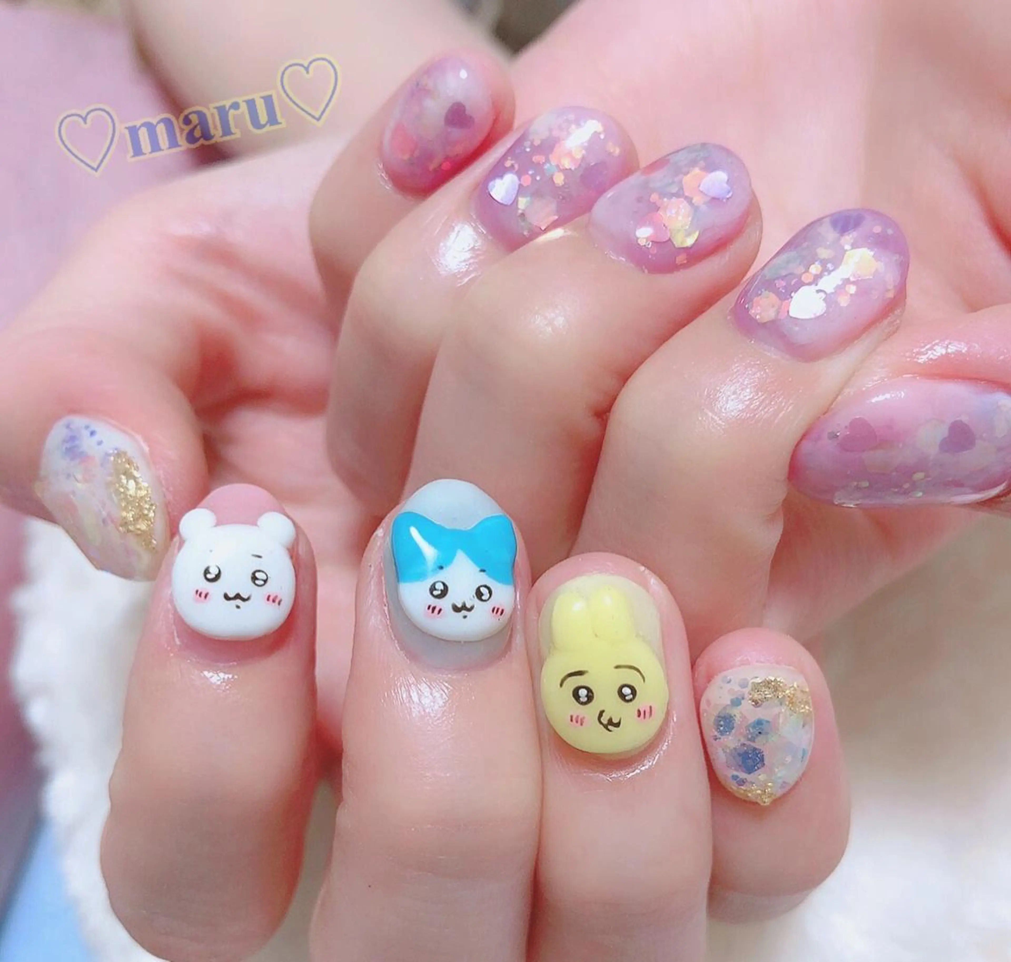 ネイル 持ち込み ハンドネイル フットネイル まるみ♡7/1〜値上 げ致します(>_<)のその他イメージ