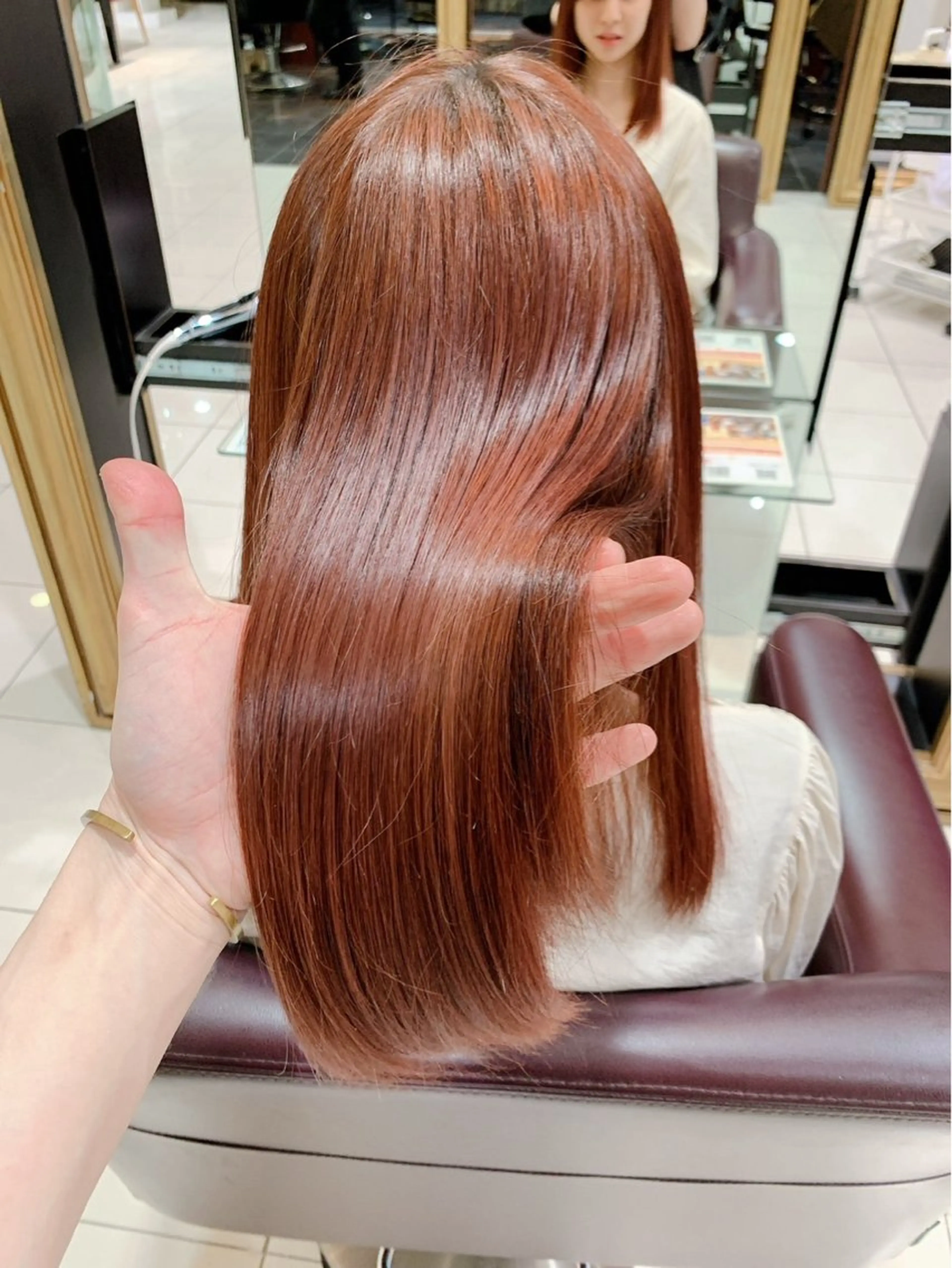 セミロング カラー カット 縮毛矯正 フジムラ ヒロタカのヘアスタイル