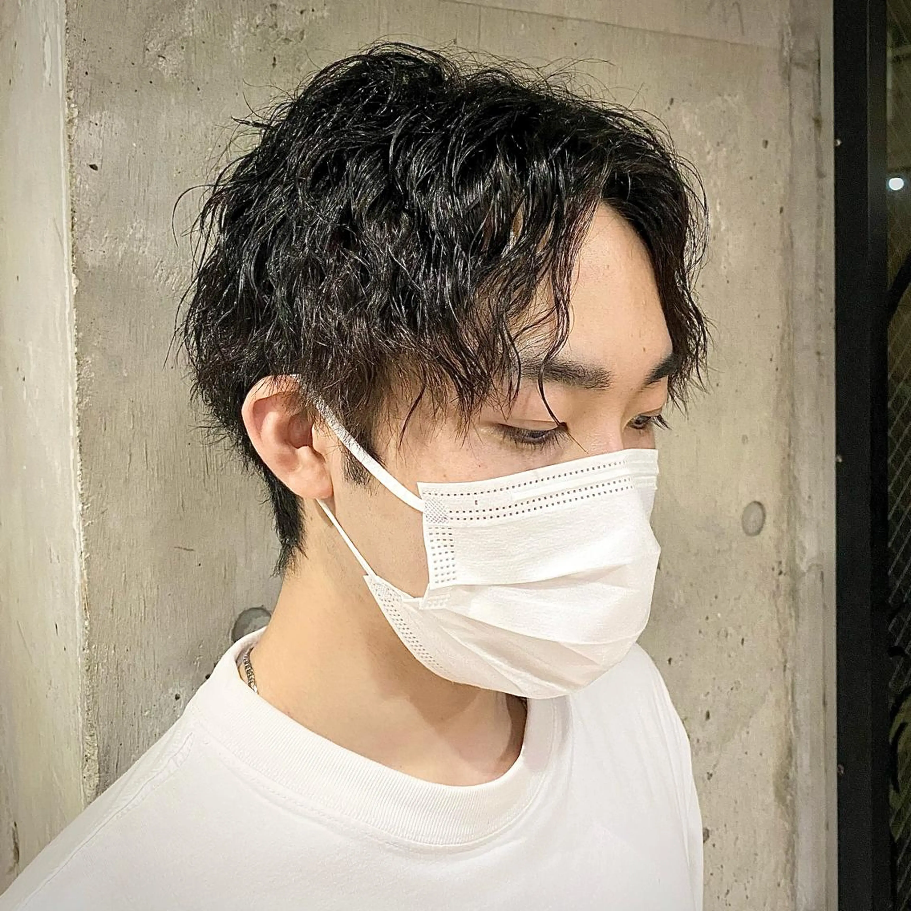 パーマ メンズ カット パーマ ヘアセット メンズブリーチカラー /パーマ ごーた立川のヘアスタイル