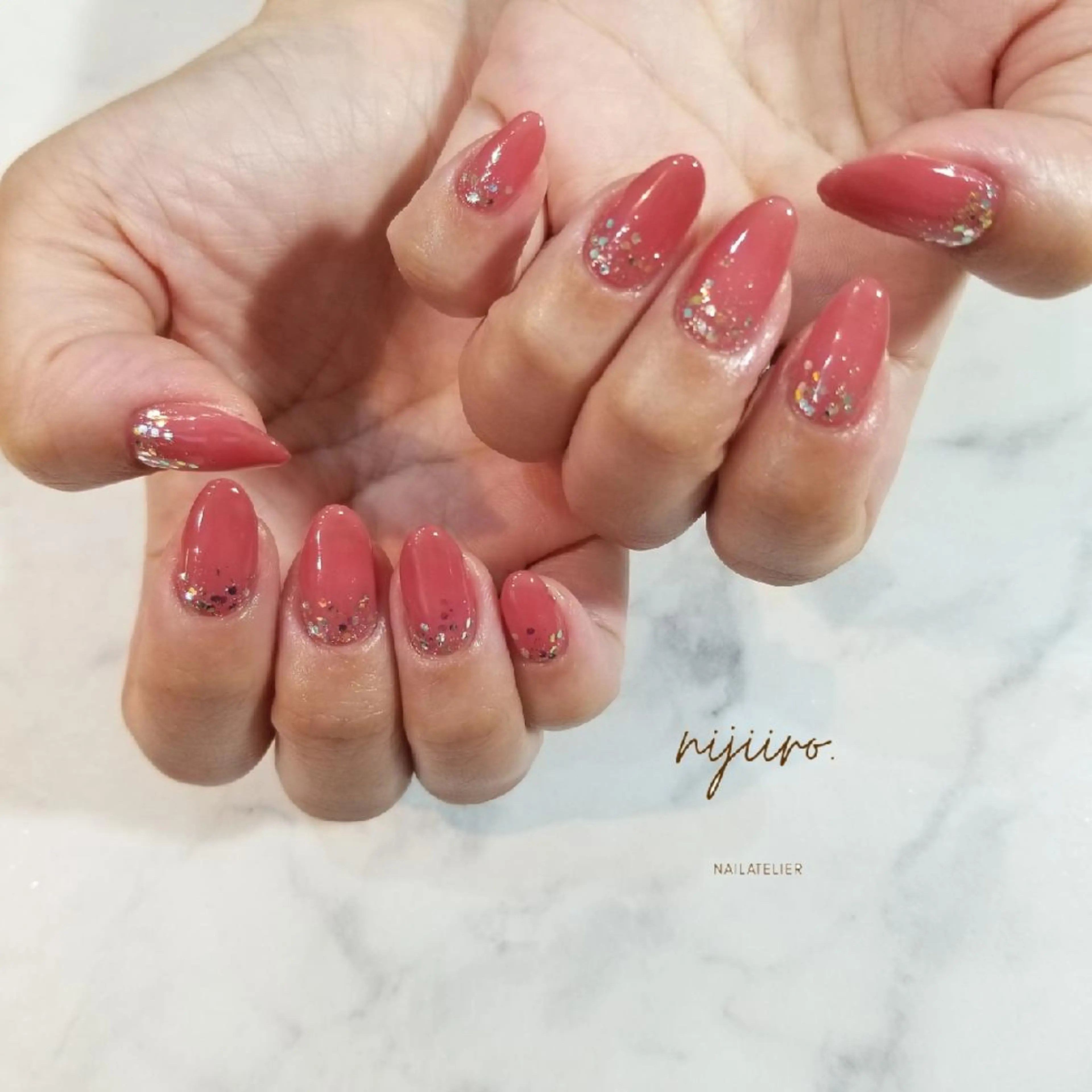 ネイル ハンドネイル nijiiro🌈 サトウのネイルデザイン