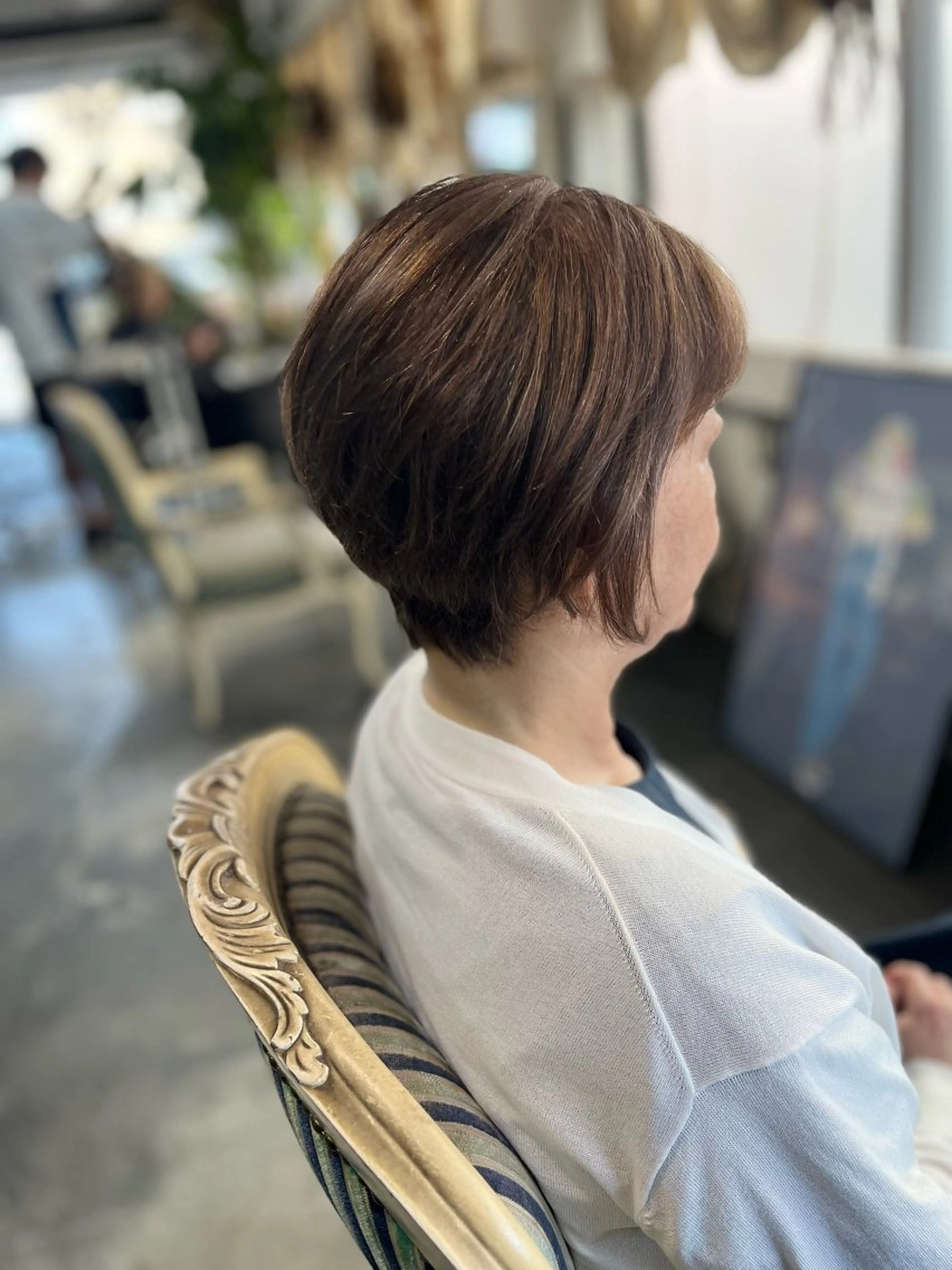 ショート ヘアカラー Mariana雛/ 西大分/ハイライトのヘアスタイル