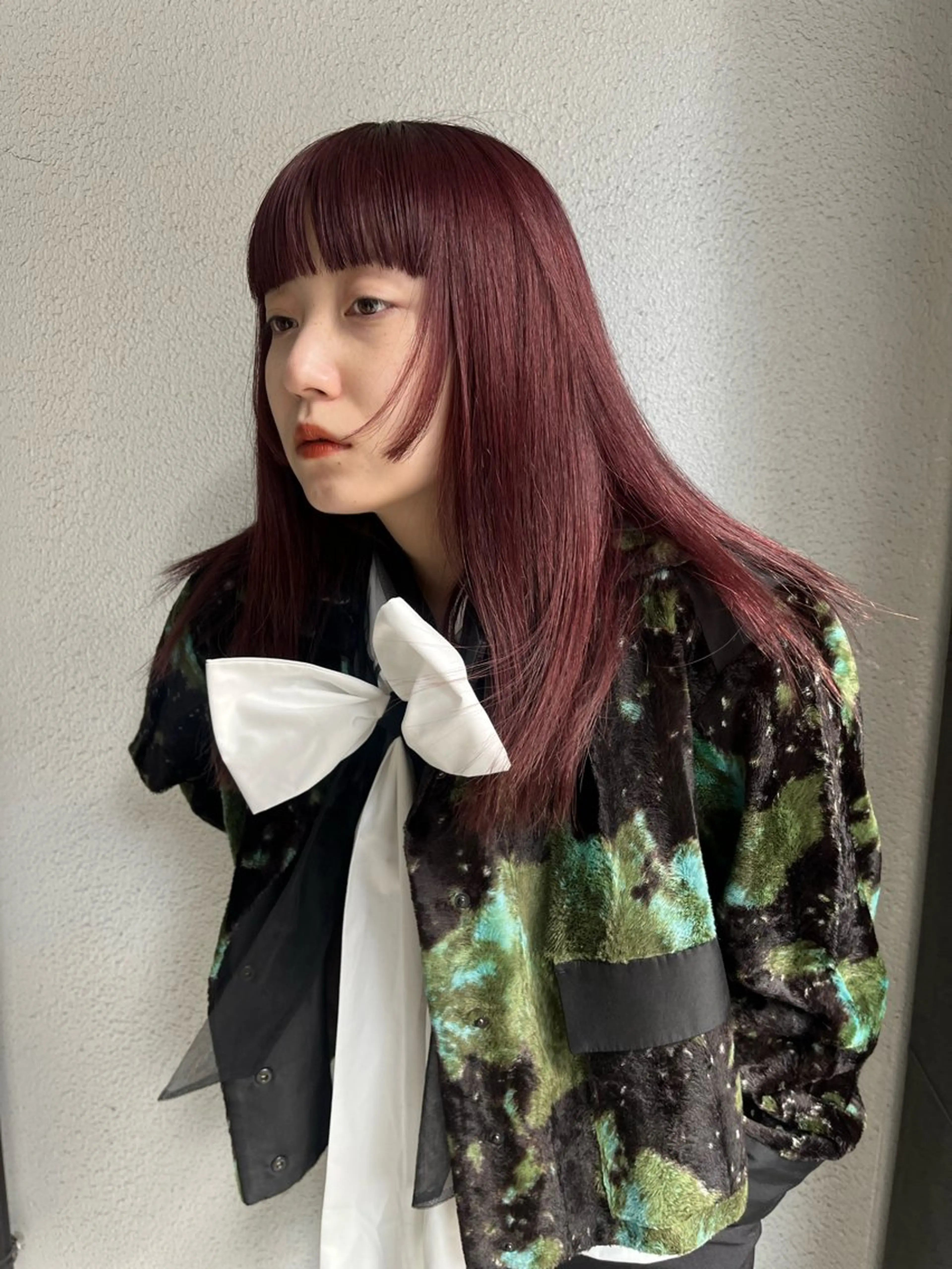 セミロング カラー aya/ブリーチ/ ボブ/ショートのヘアスタイル