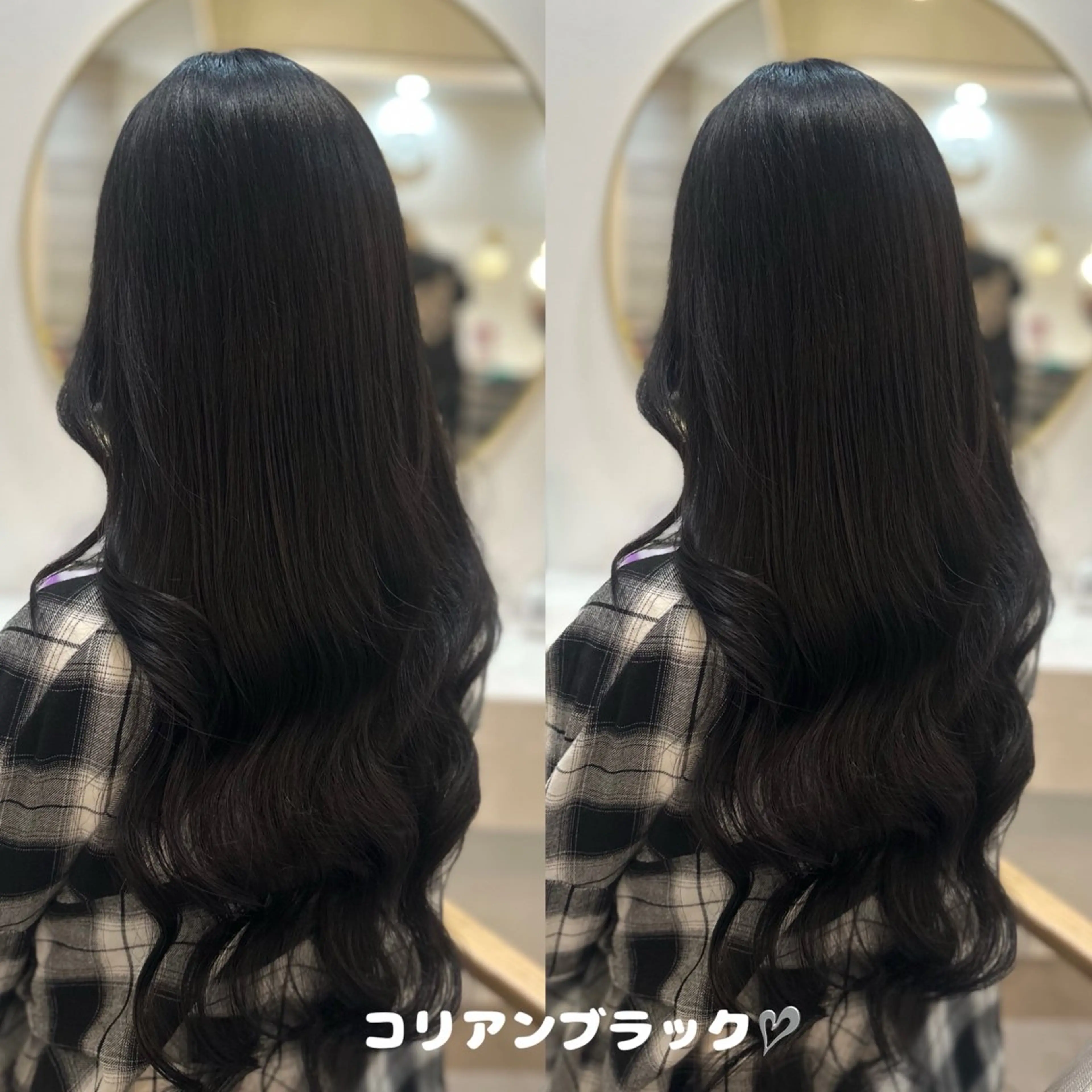 ロング カット ヘアカラー トリートメント lovis🧸ゆうあ 🧸/透明感カラーのヘアスタイル