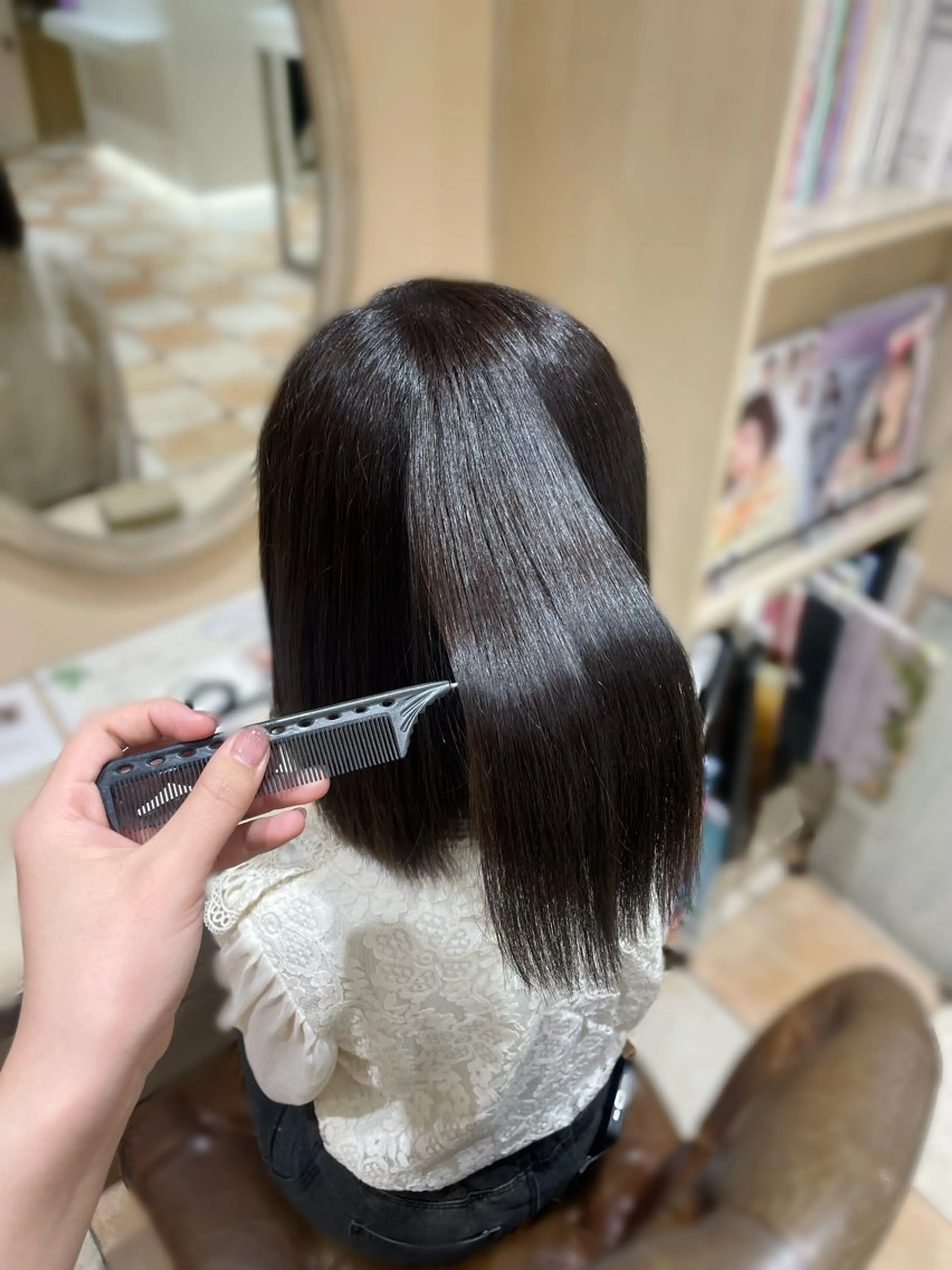 カラー ヘアカラー トリートメント 鈴木 美希のヘアスタイル