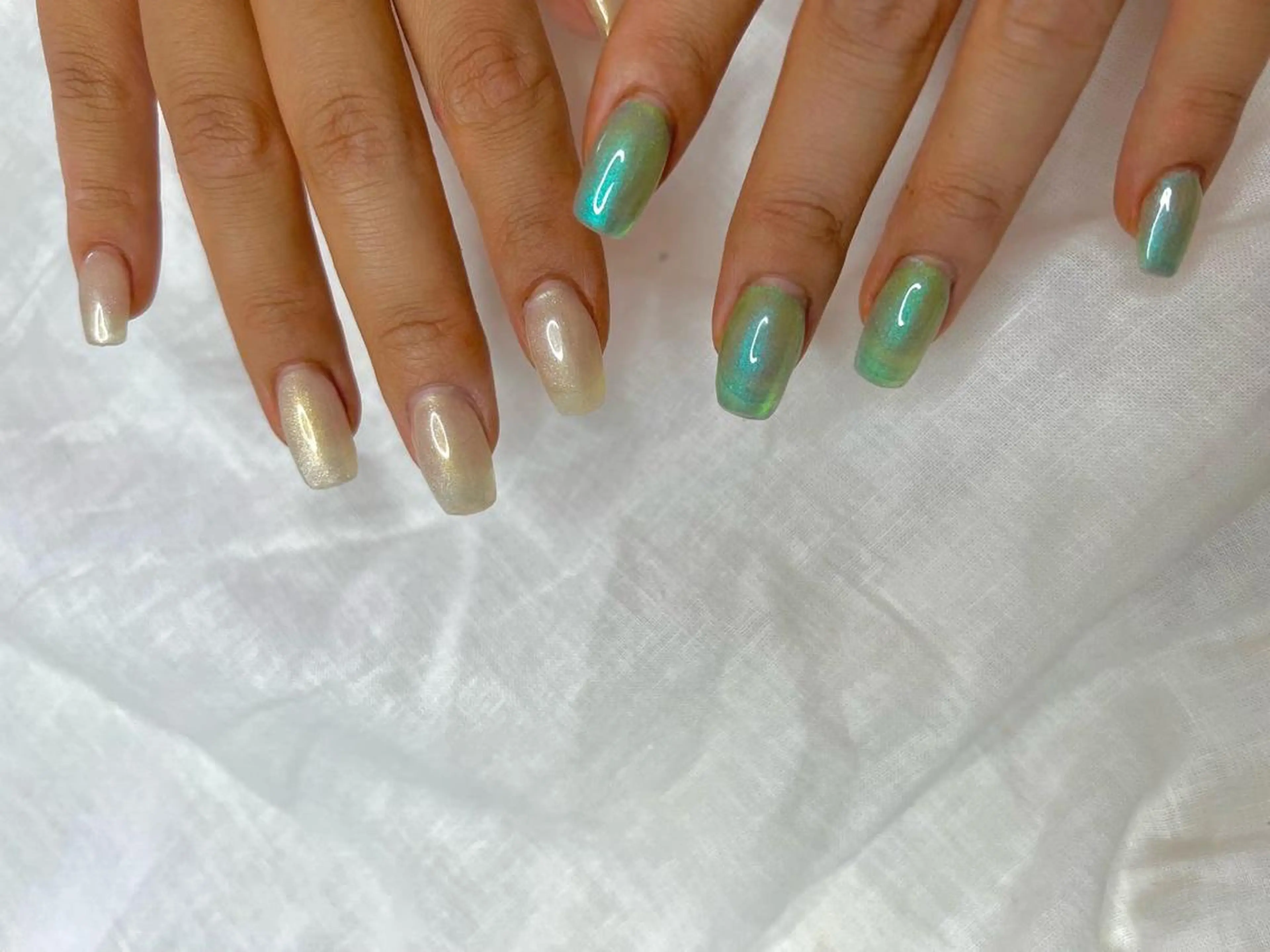 ネイル フラッシュネイル マグネットネイル Ri-e's nailのネイルデザイン