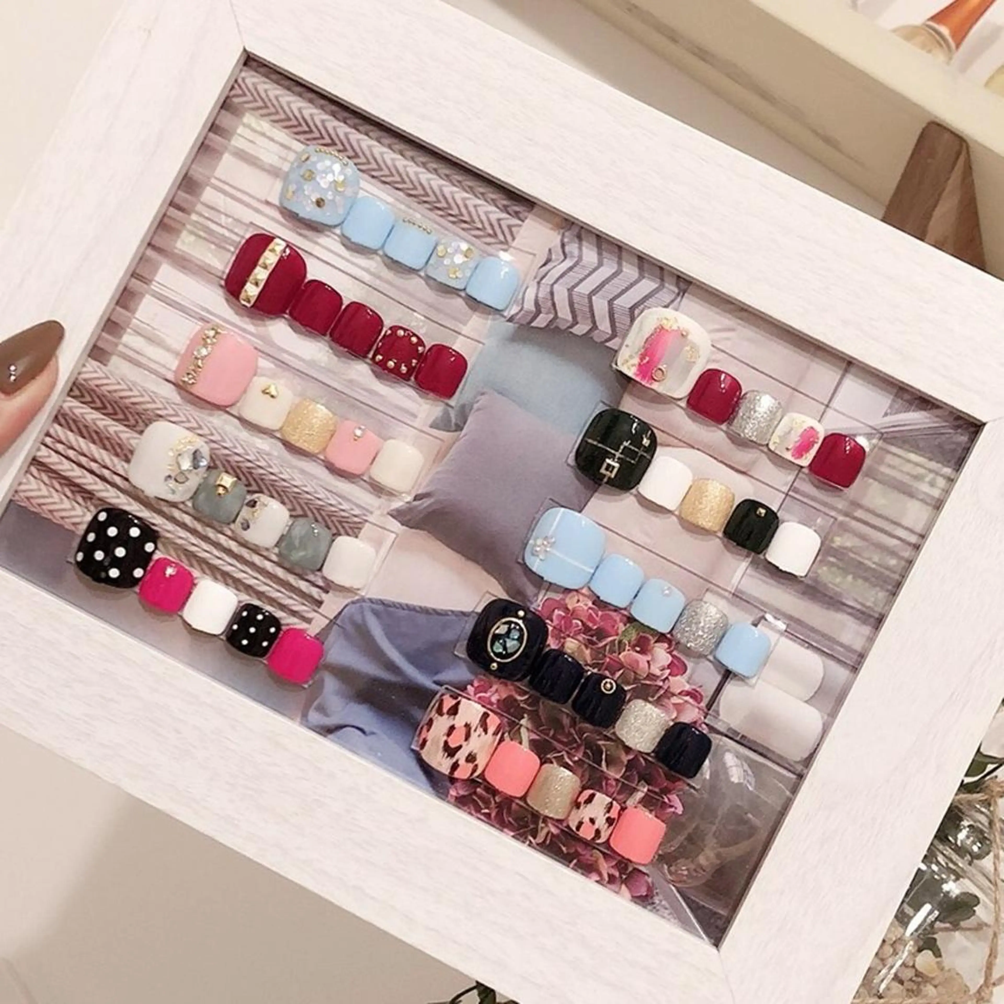 定額フットネイル/ 6500の写真