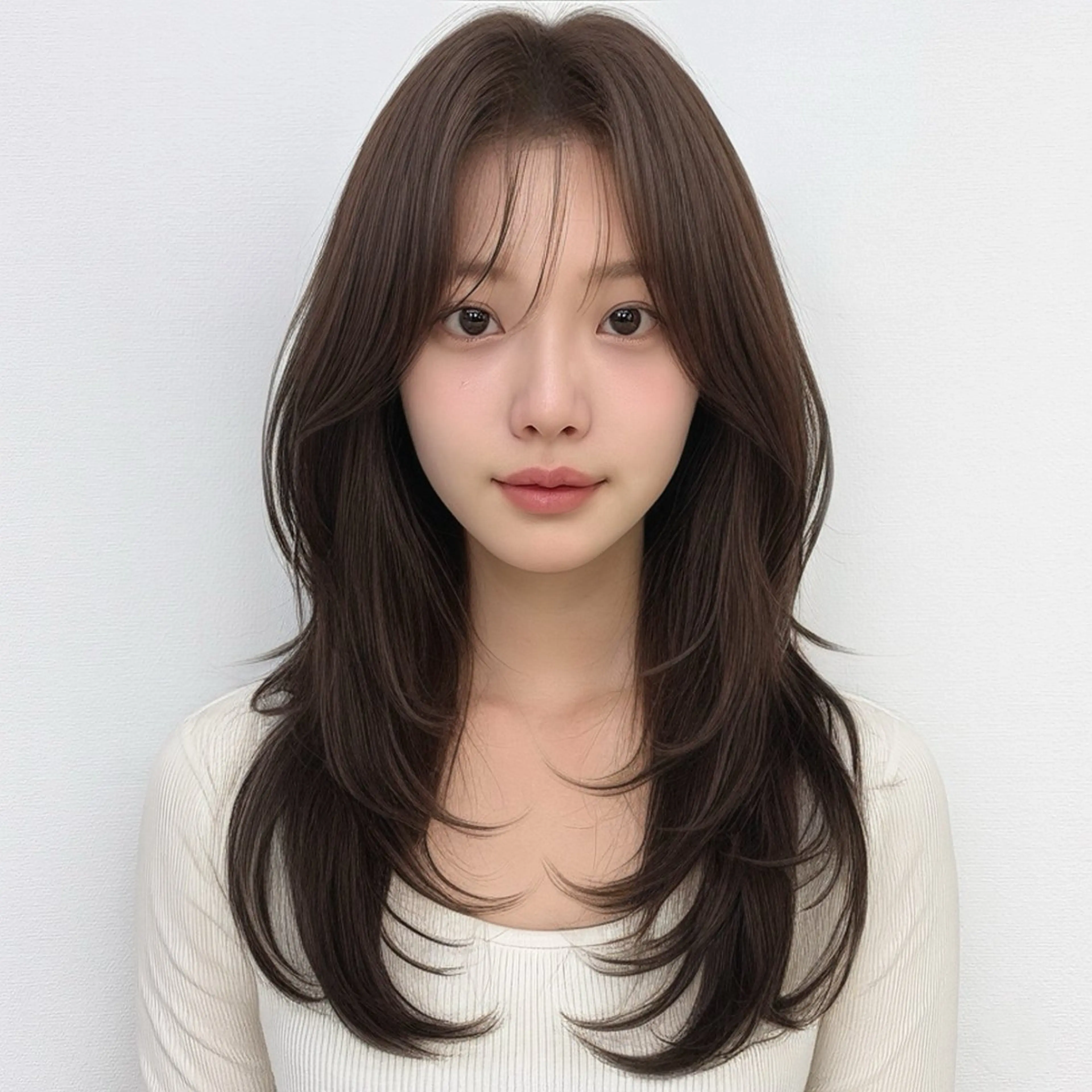 セミロング カット ヘアカラー トリートメント KANA🌷 髪質改善のヘアスタイル