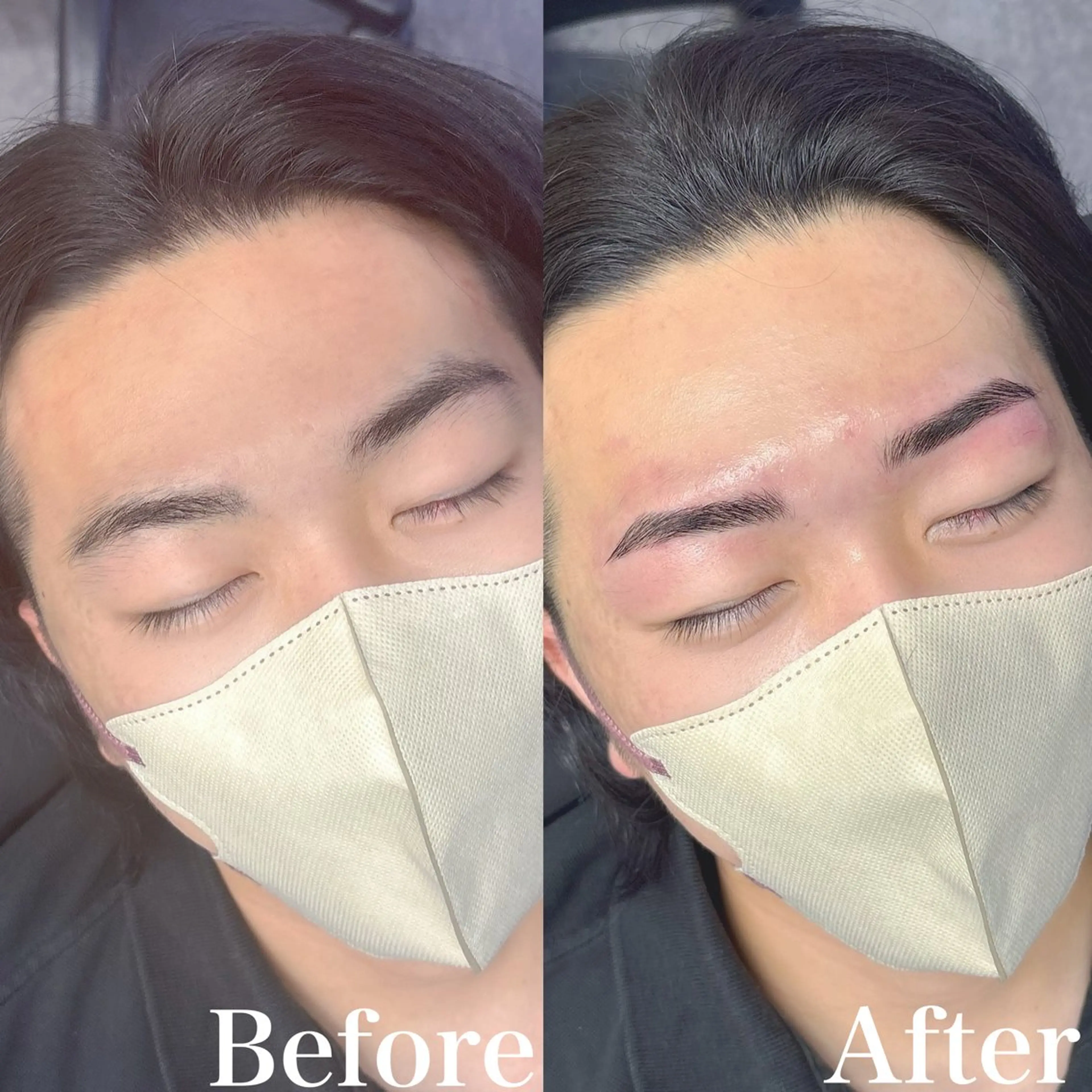 メンズ アイブロウ ワックス脱毛 眉カット 11日空きあり Yusukeの眉毛・アイブロウイメージ