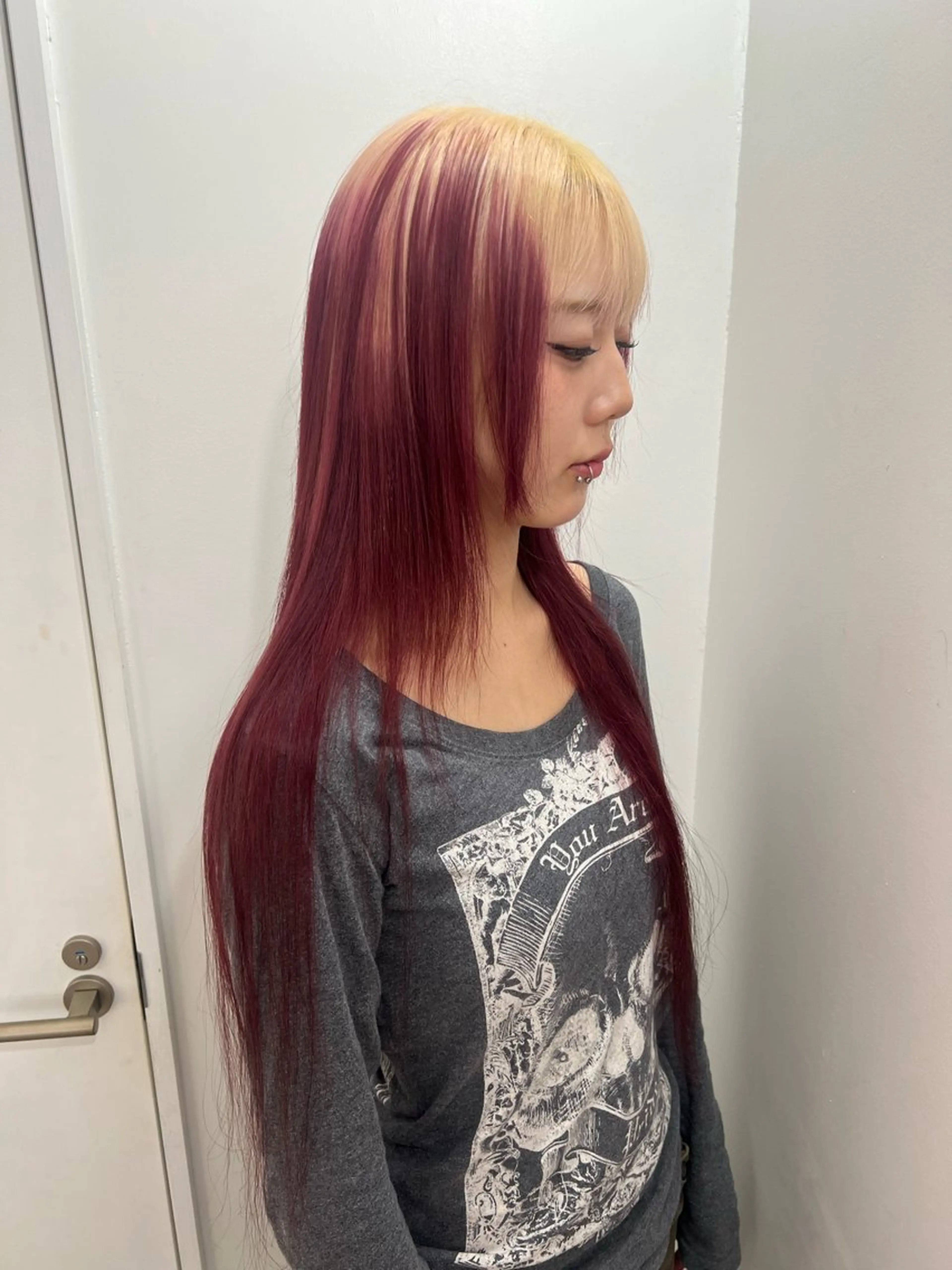 ロング カット ヘアカラー 💥ウルフカット デザインあんな💥のヘアスタイル