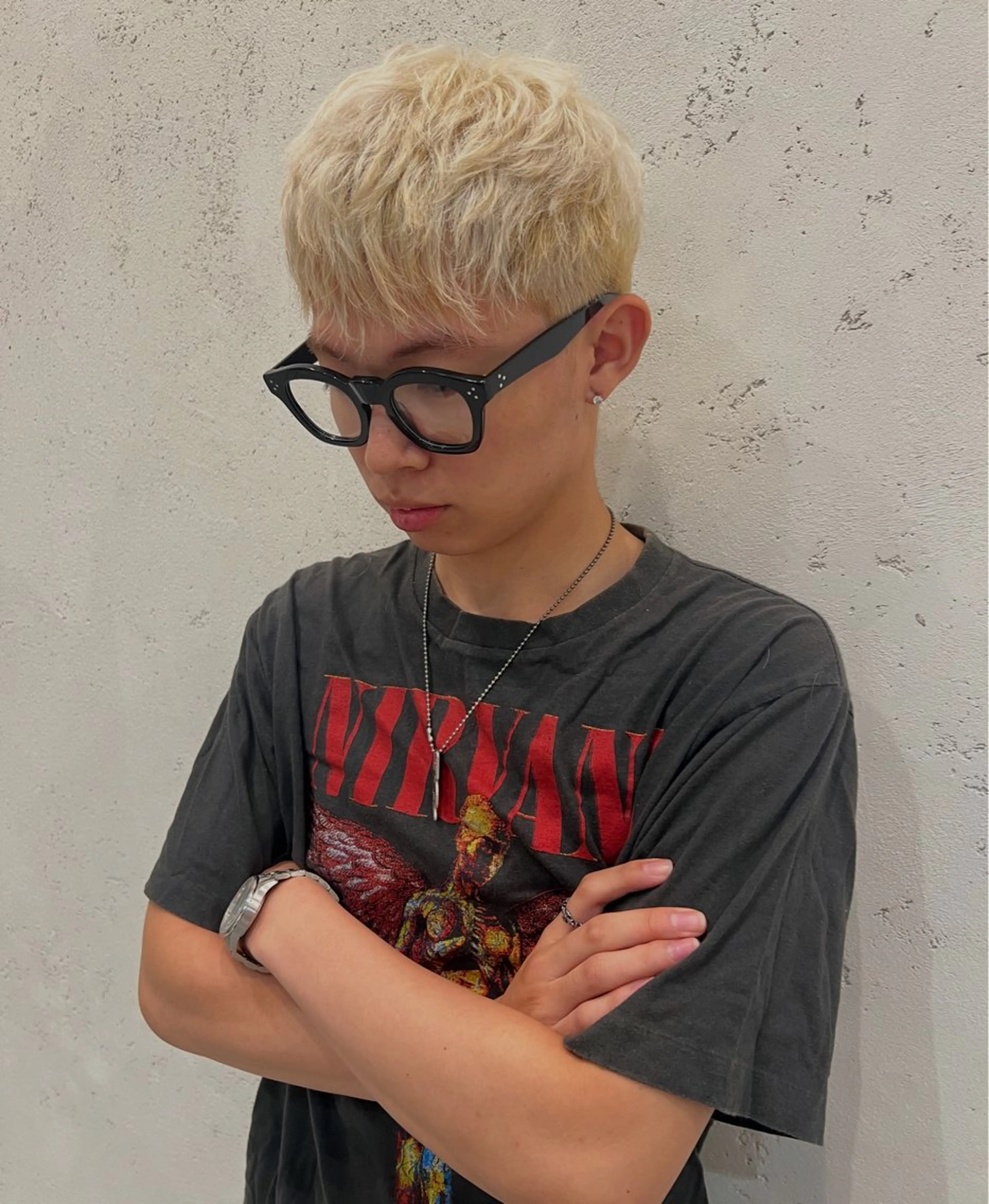 【メンズ限定】【⭐️1ブリーチ＋カラー＋うる艶トリートメント⭐️】の写真