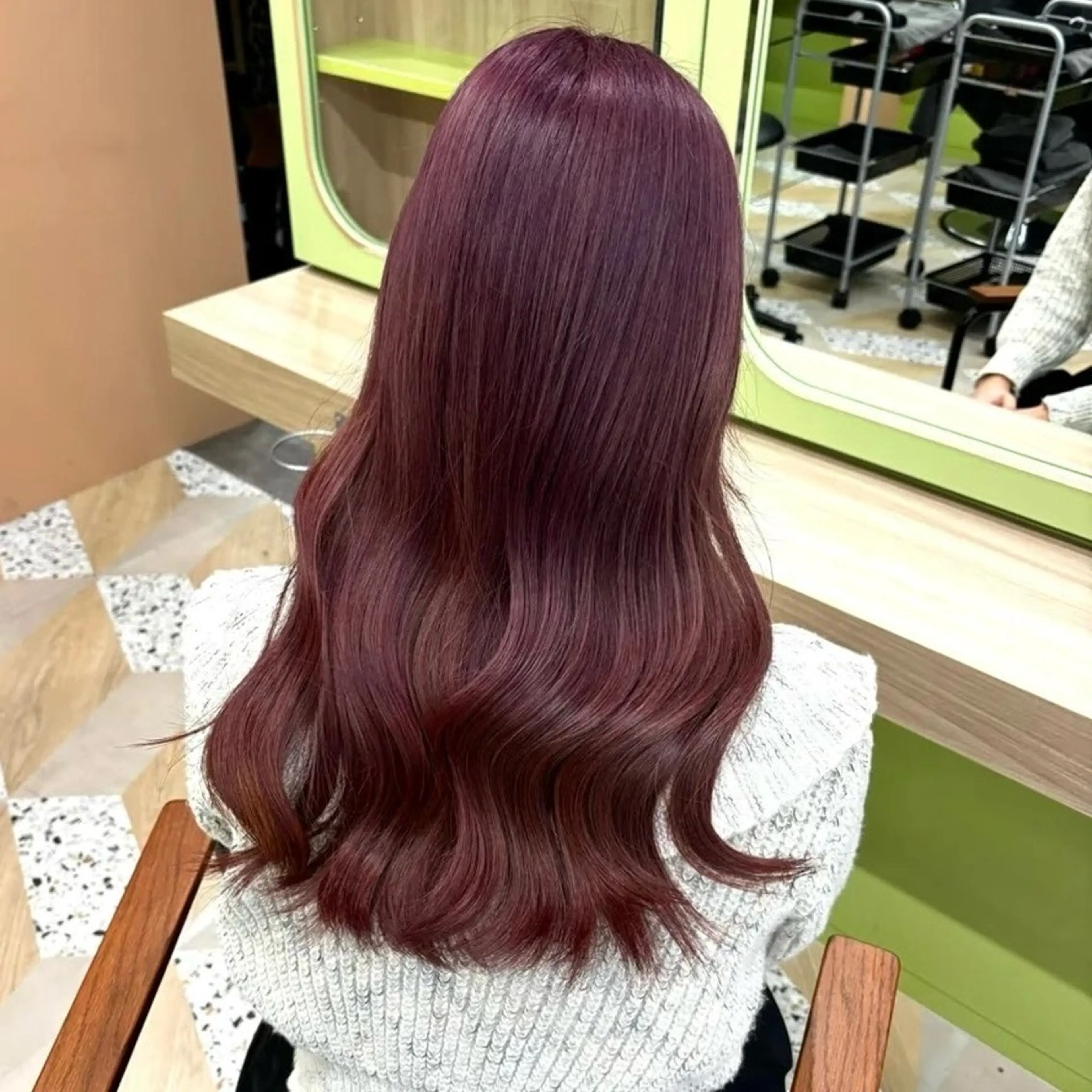 セミロング カラー ヘアカラー あやか/心斎橋/ モデル募集中🧸️のヘアスタイル