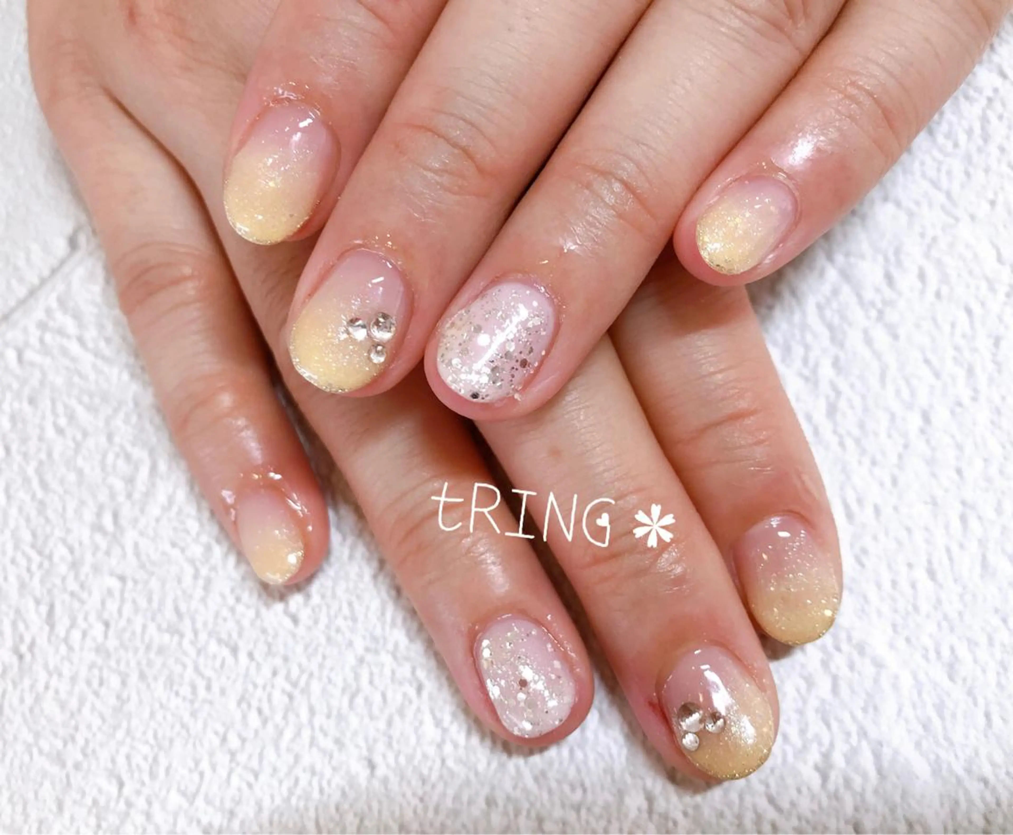 ネイル ハンドネイル tRING＊ しいの木台のネイルデザイン