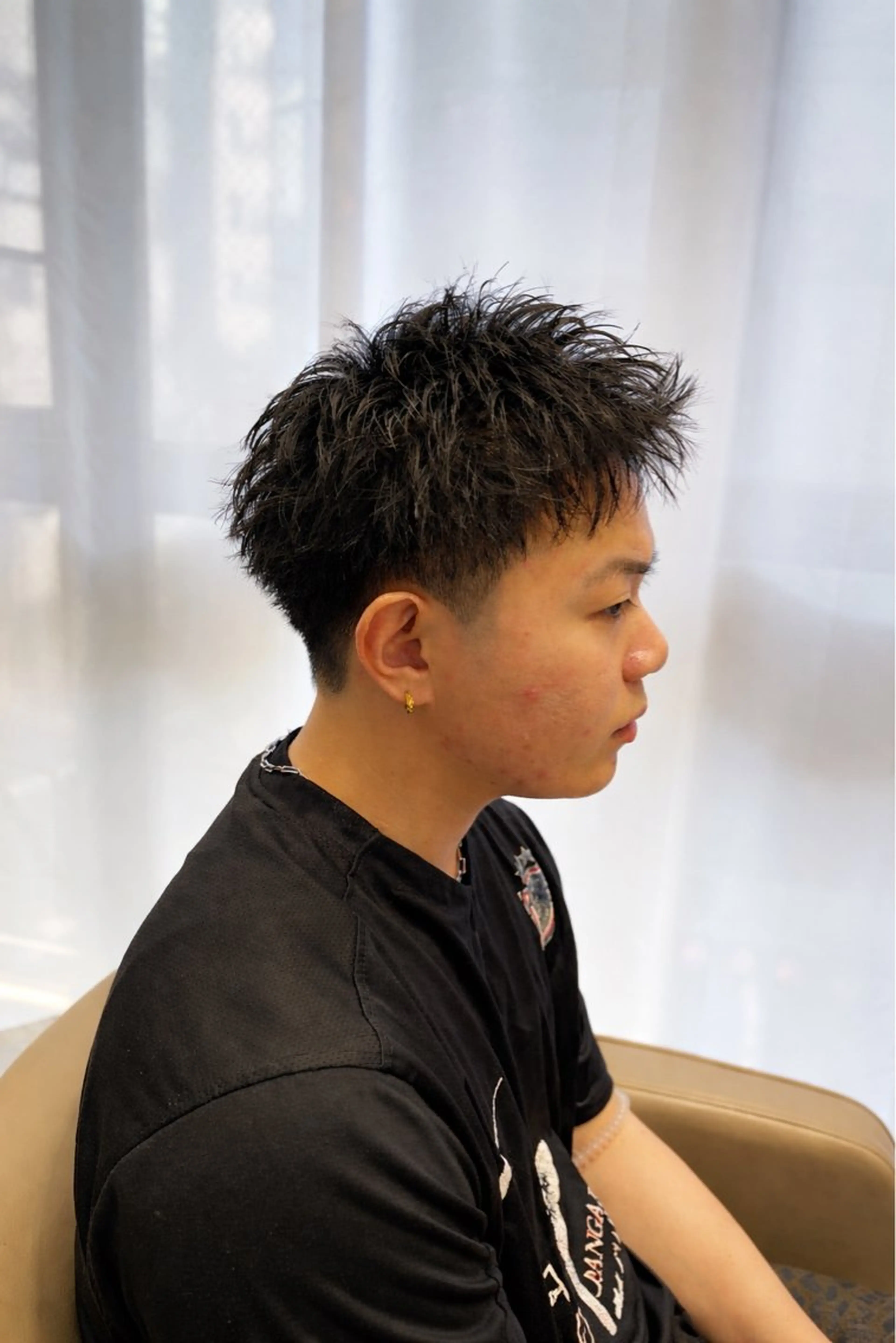 パーマ メンズ スパイキーショート カット メンズ特化🔥 ／ハルトのヘアスタイル