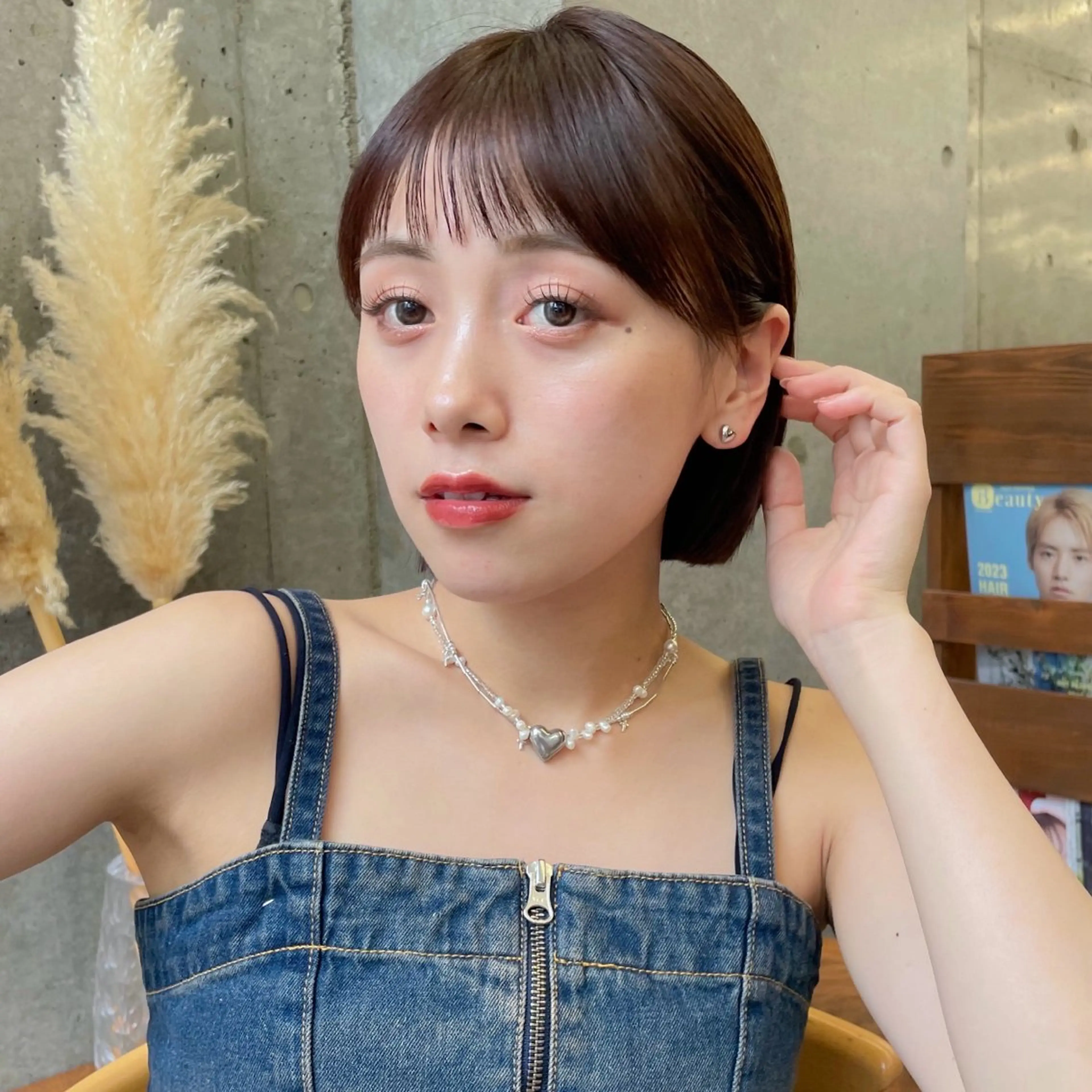 ショート カラー レイヤー/柔らか 透明感カラー/ゆきなのヘアスタイル